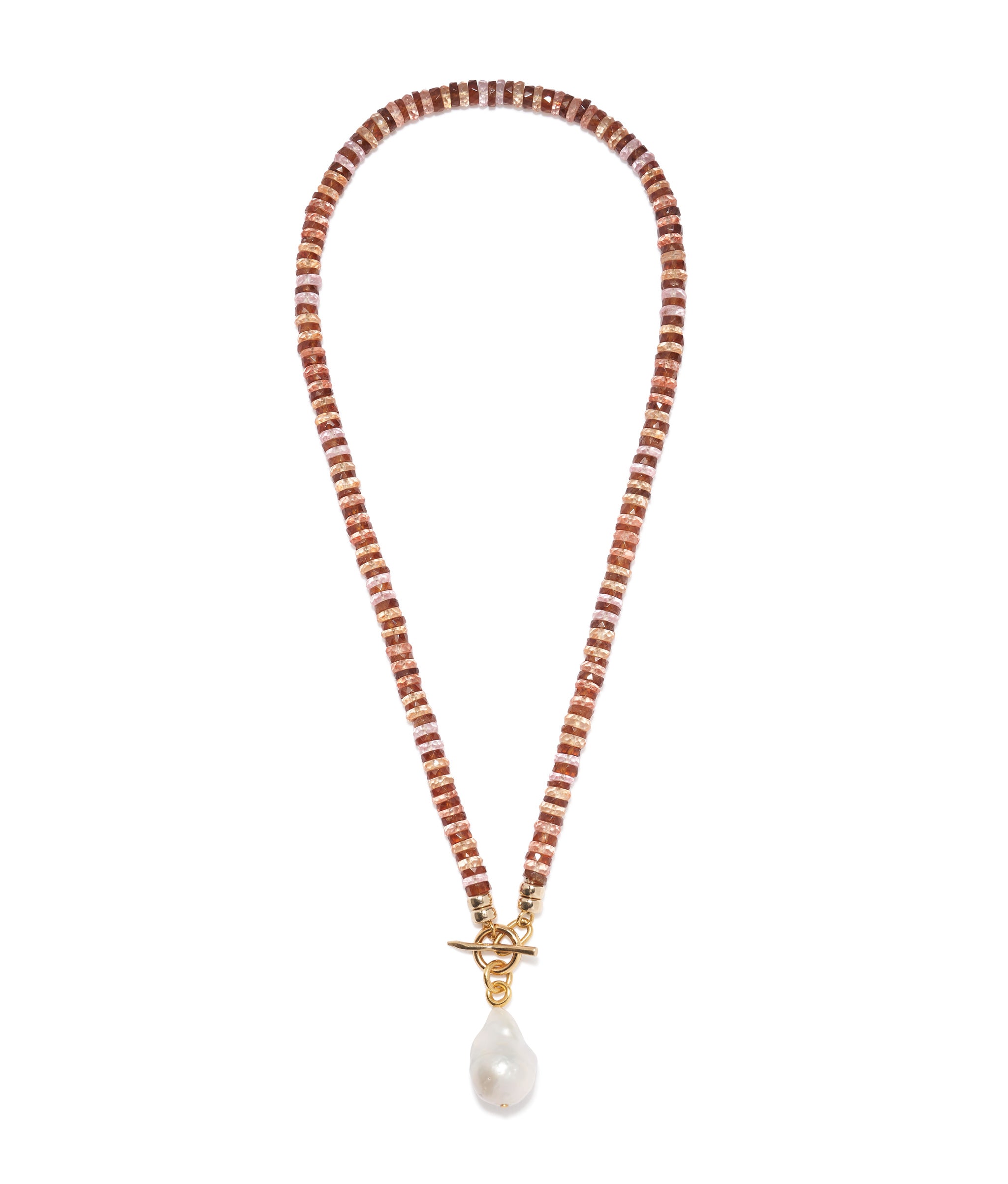 Pearl Isle Necklace in Pomegranate