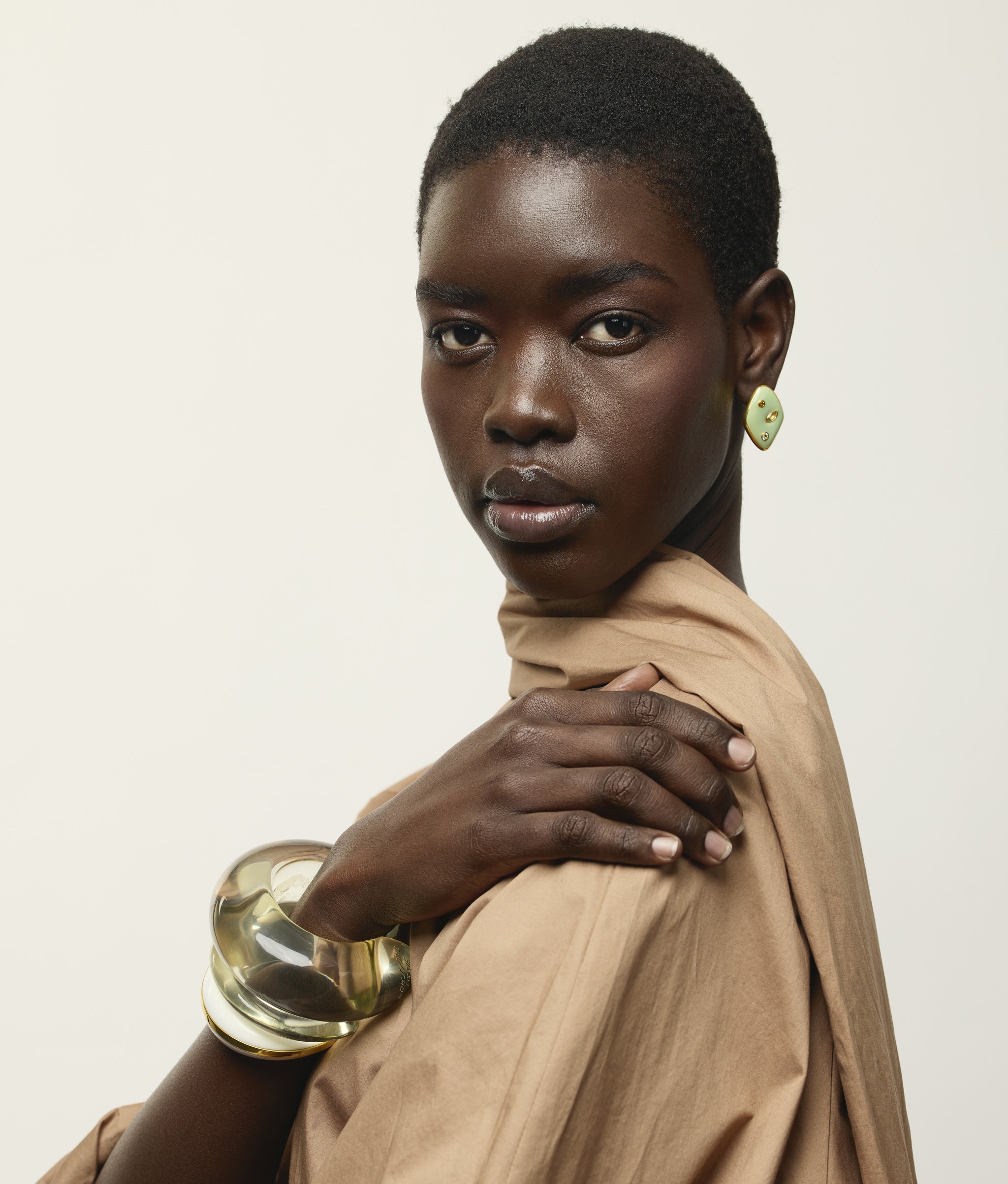 Halo Cuff in Alabaster