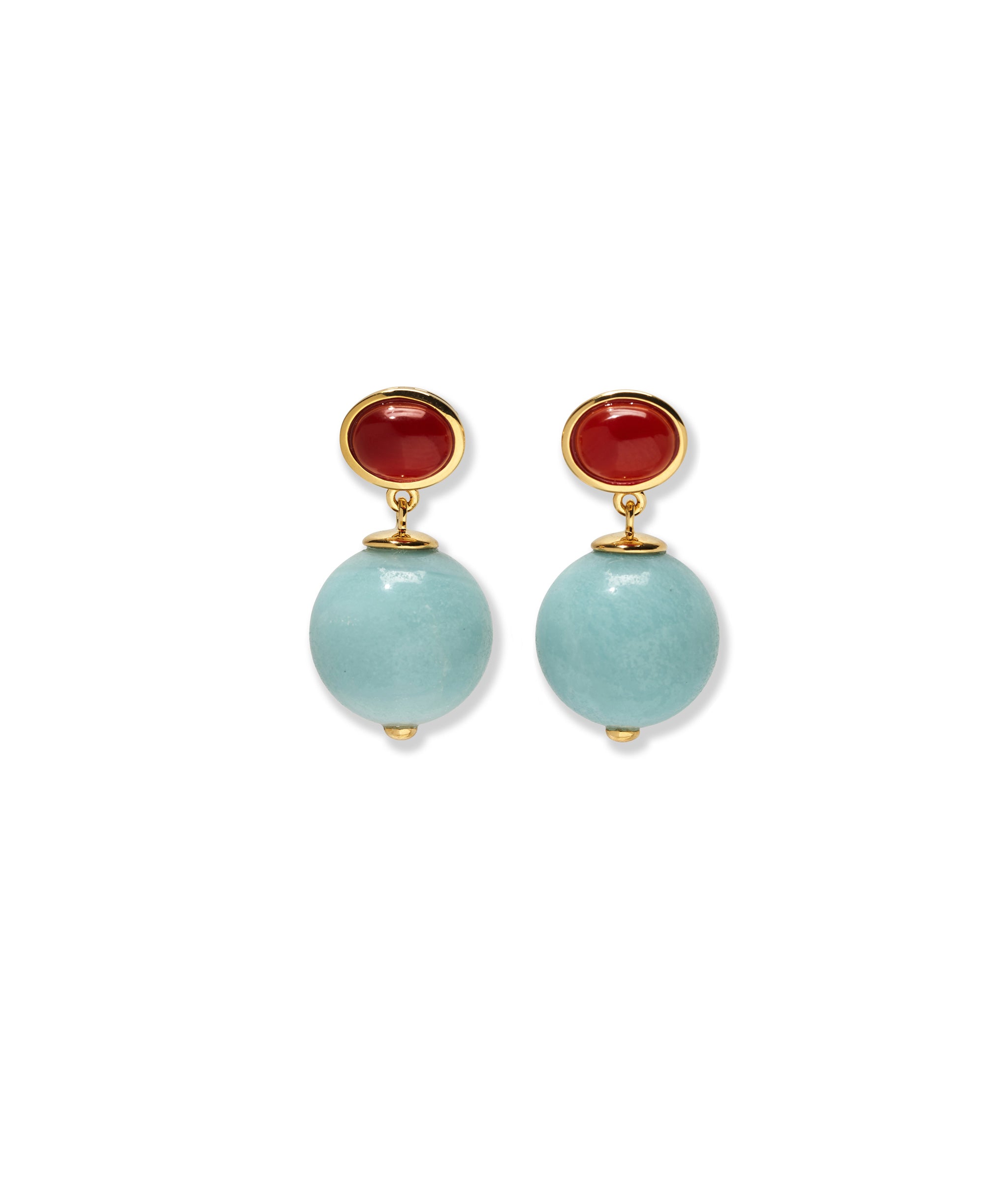 Umbria Earrings in Amazonite