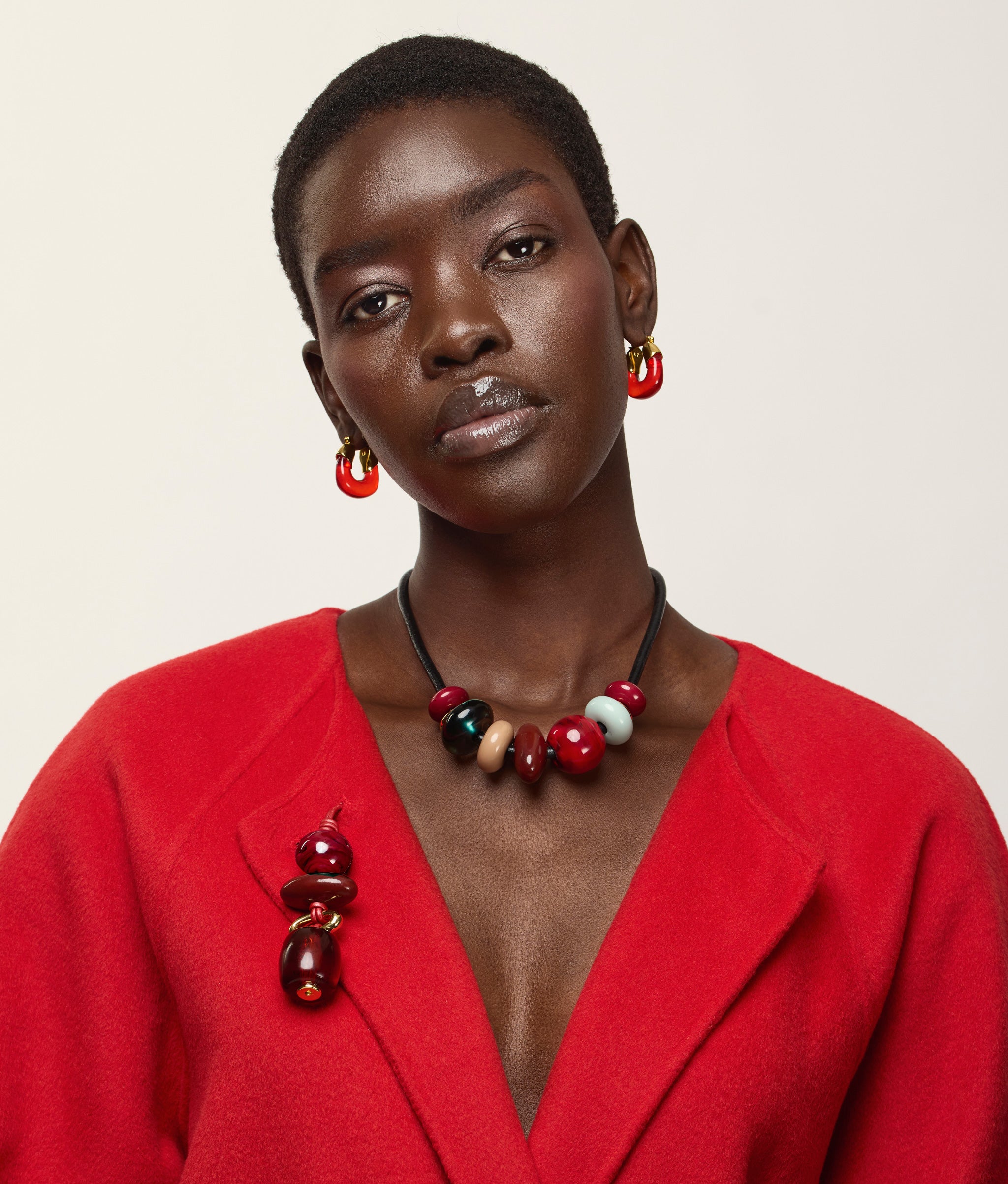 Mini Organic Hoops in Cherry