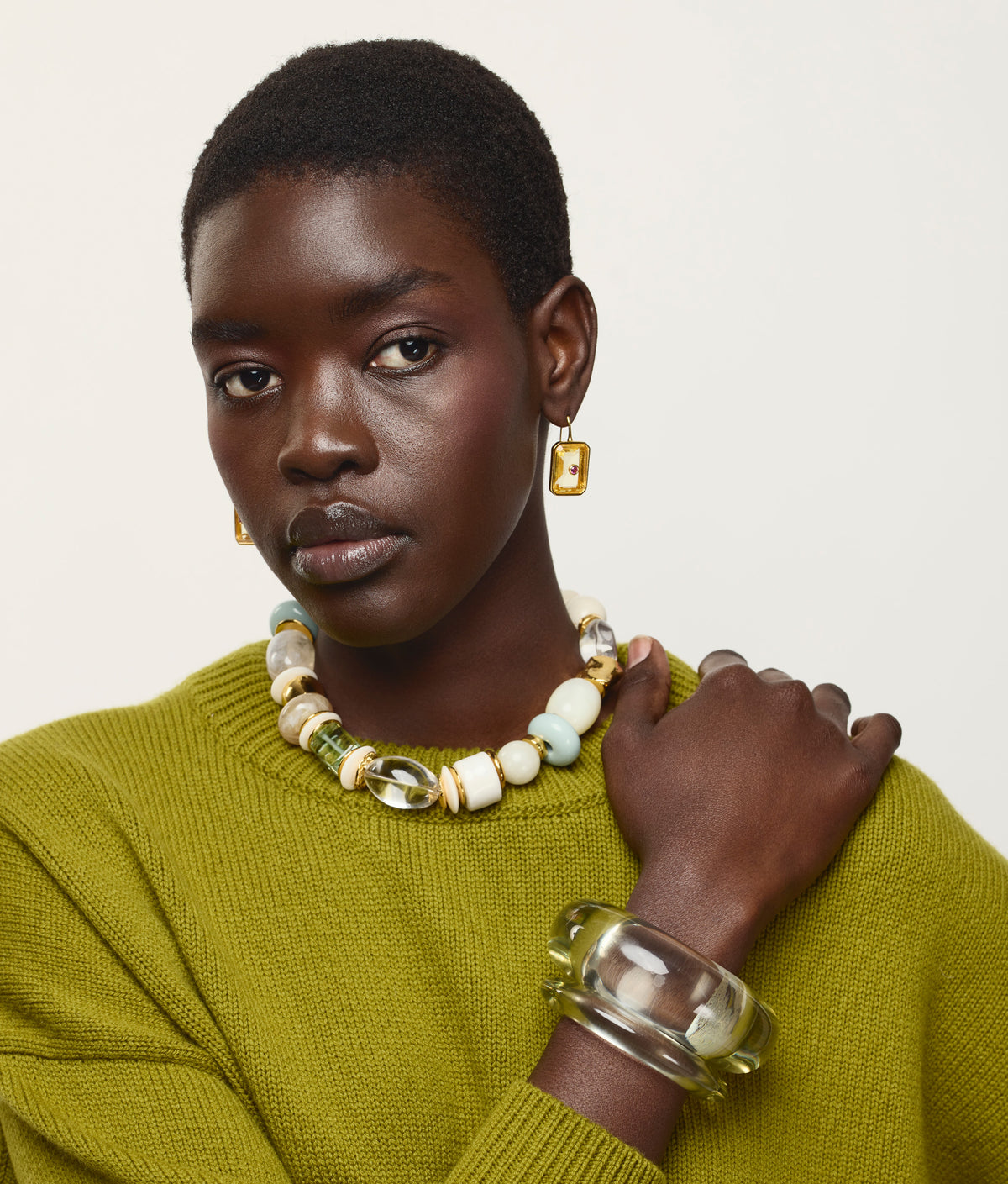 Monument Collar in Sea Glass