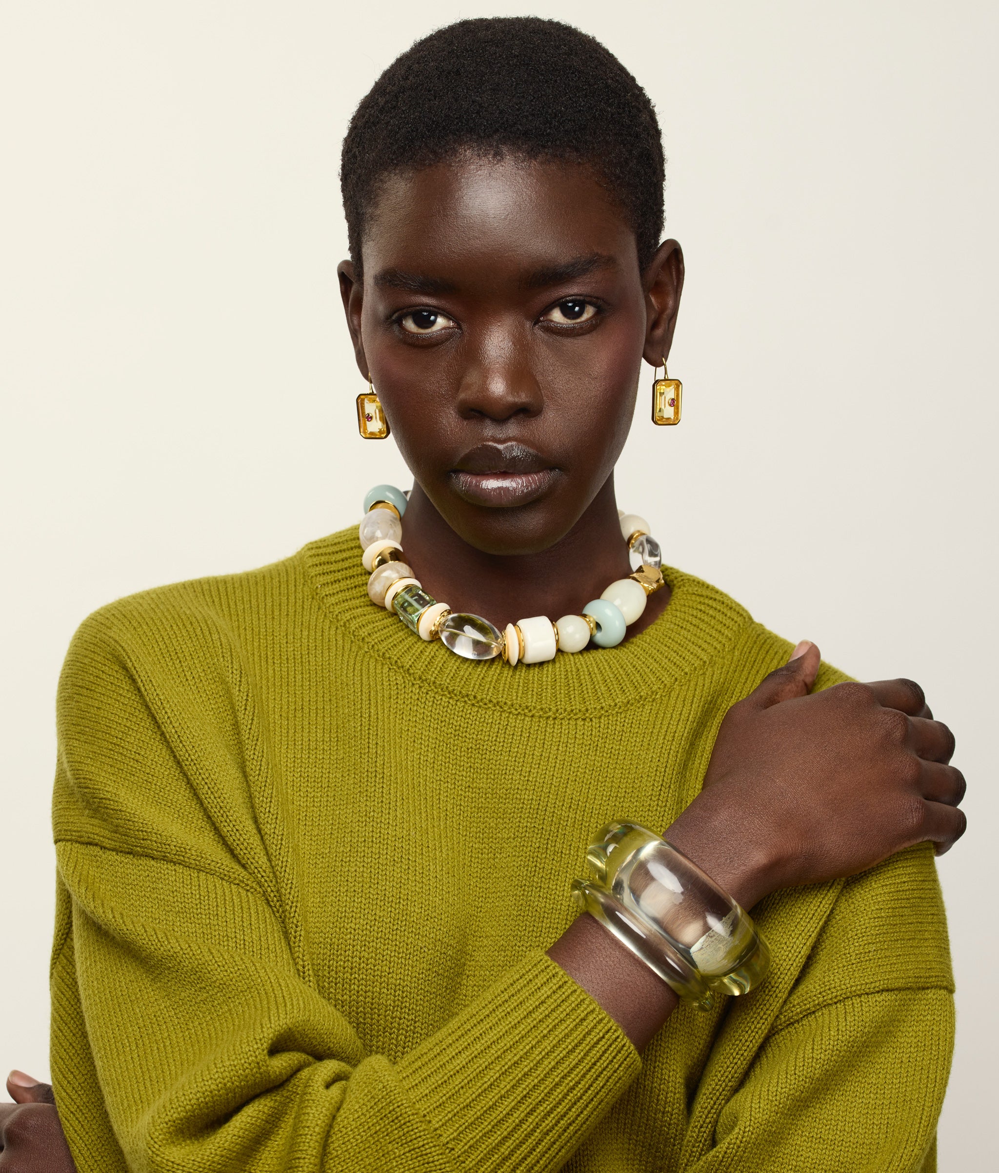 Monument Collar in Sea Glass