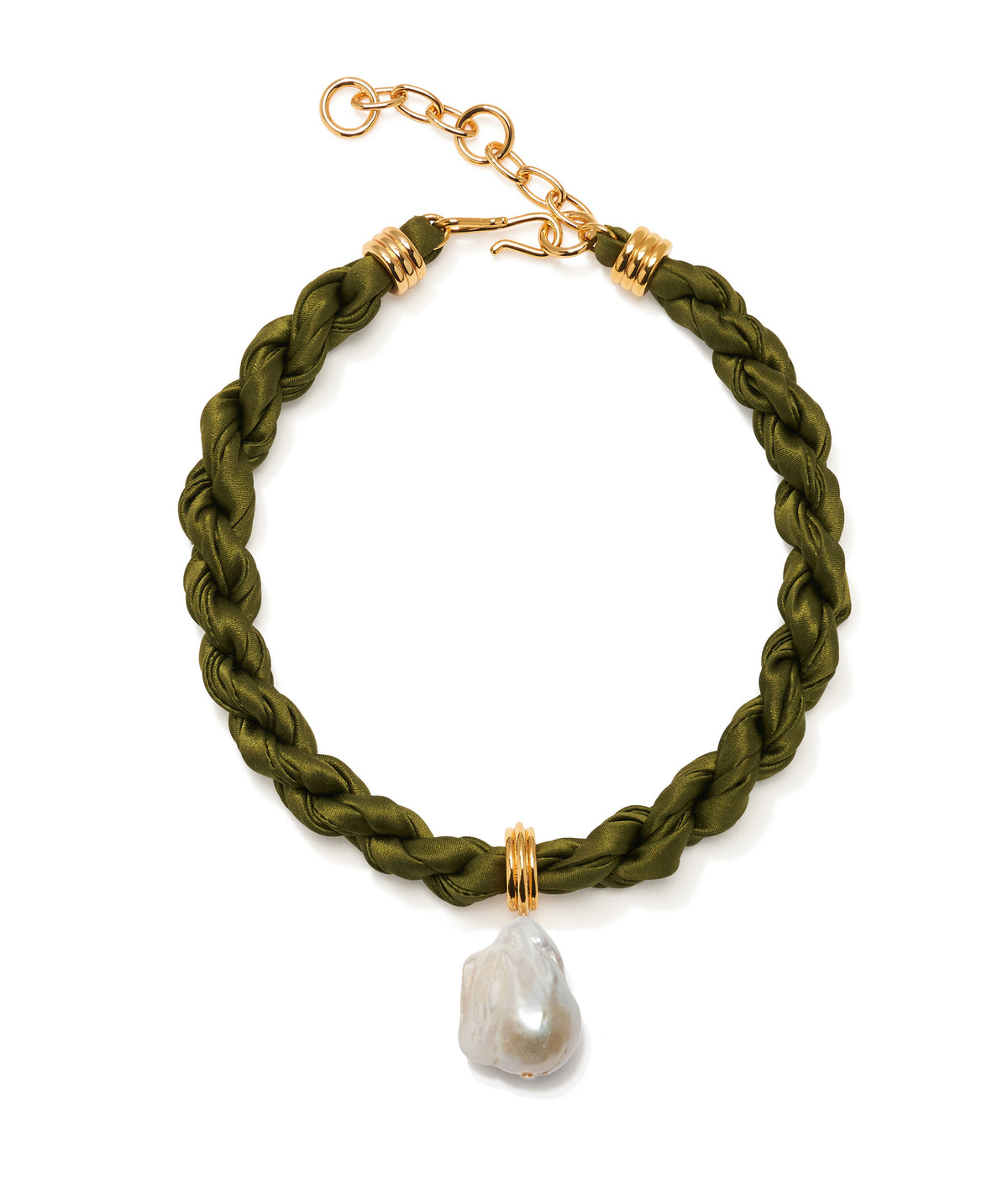 Woven Collar in Olive Branch