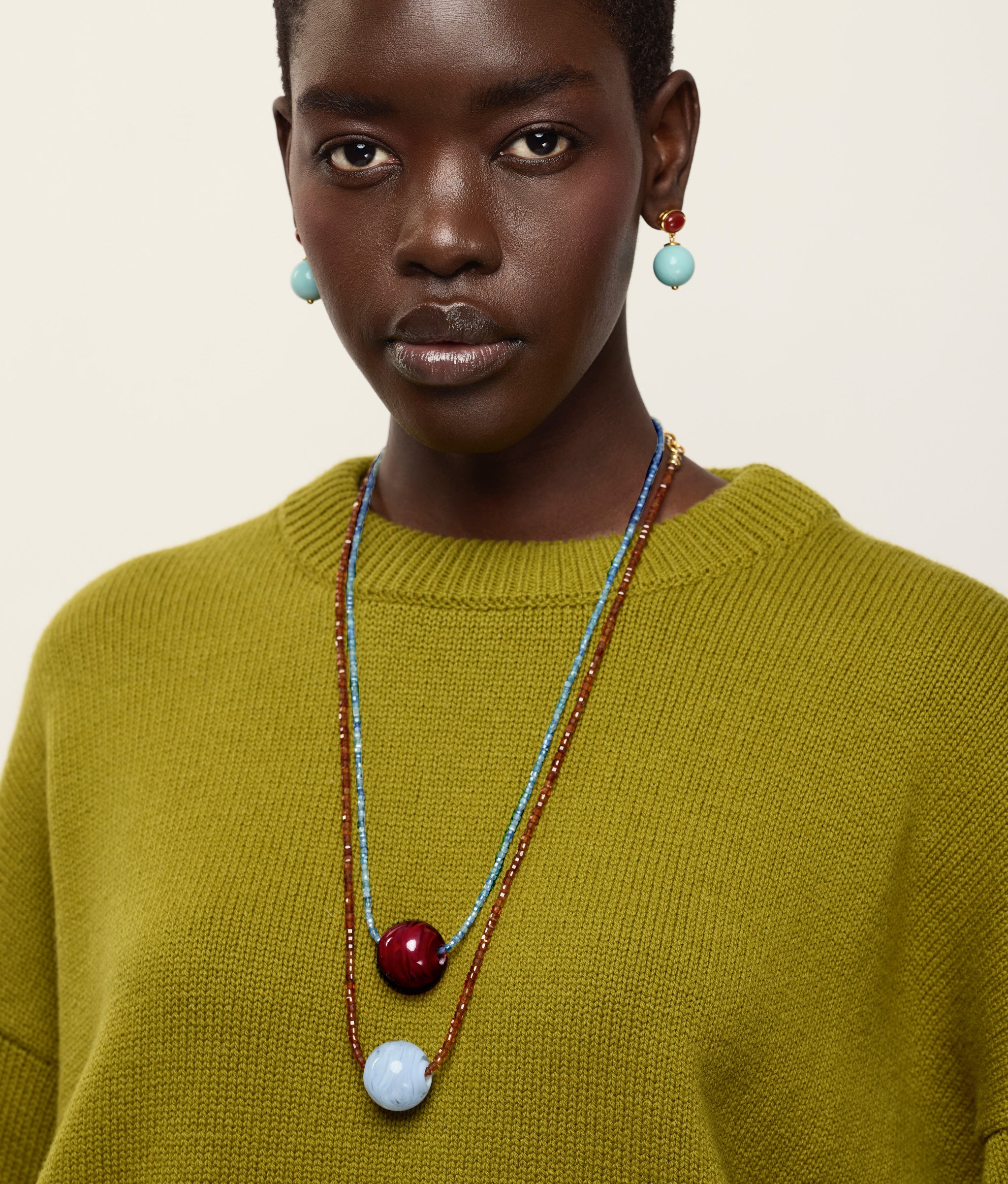 Umbria Earrings in Amazonite