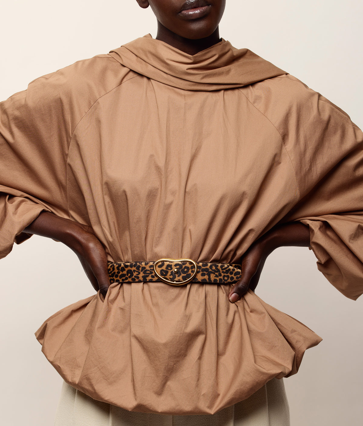 Wide Georgia Belt in Cheetah