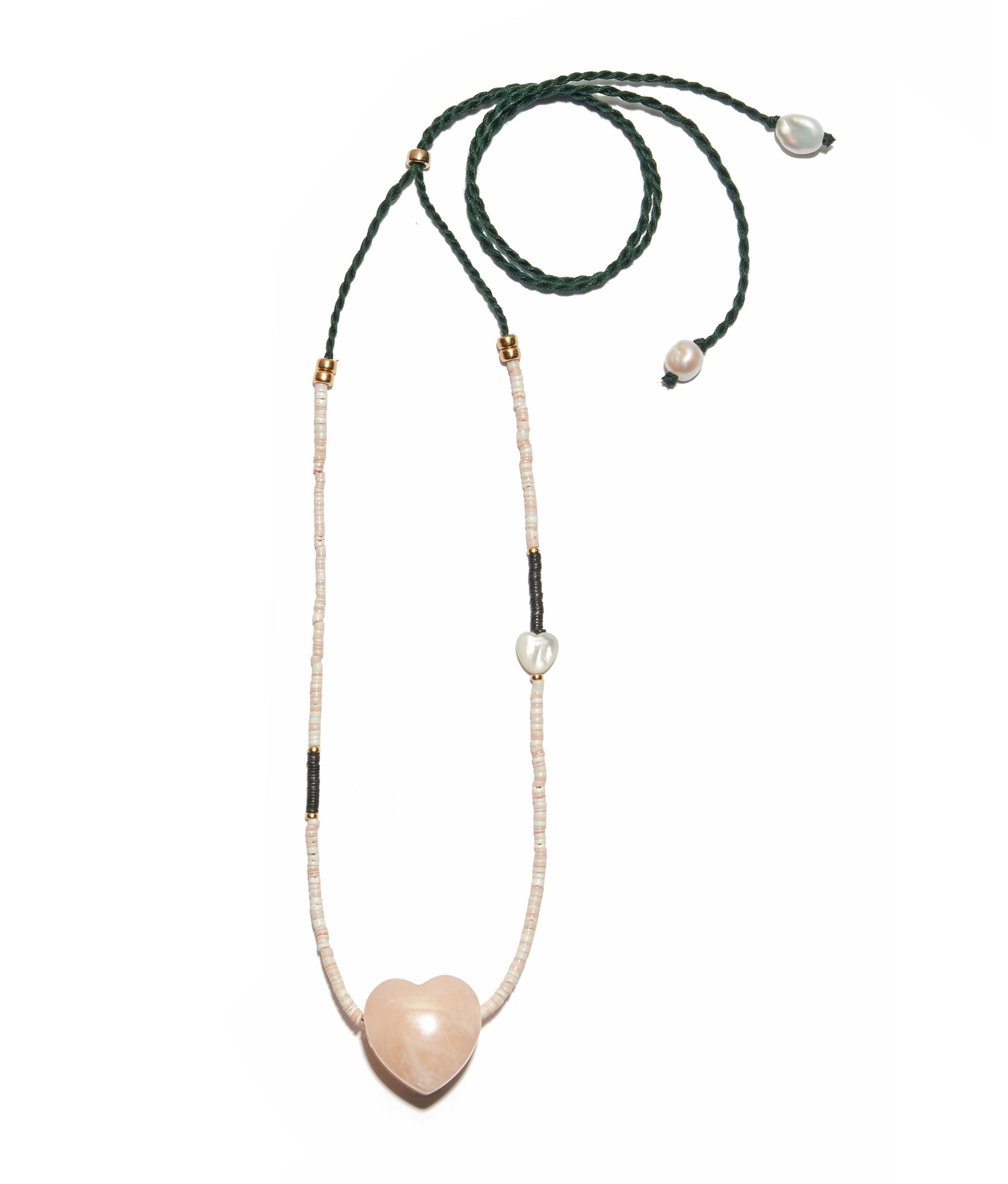 Gemini Necklace in Campari