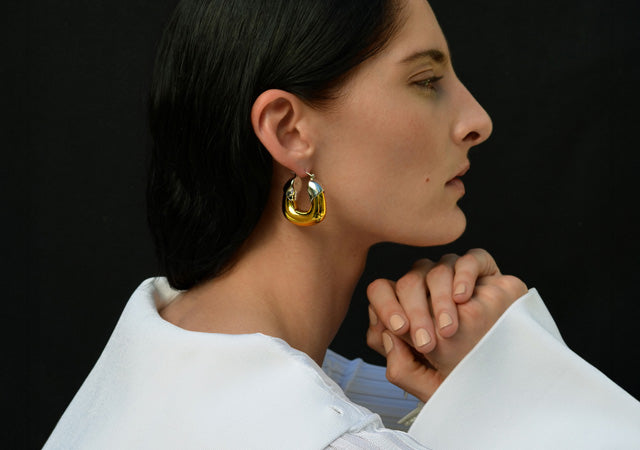 Jent Louis Melt half hoop pierce 即完売　新品 最安値】Melt half hoop pierce 両耳セット - メルカリ