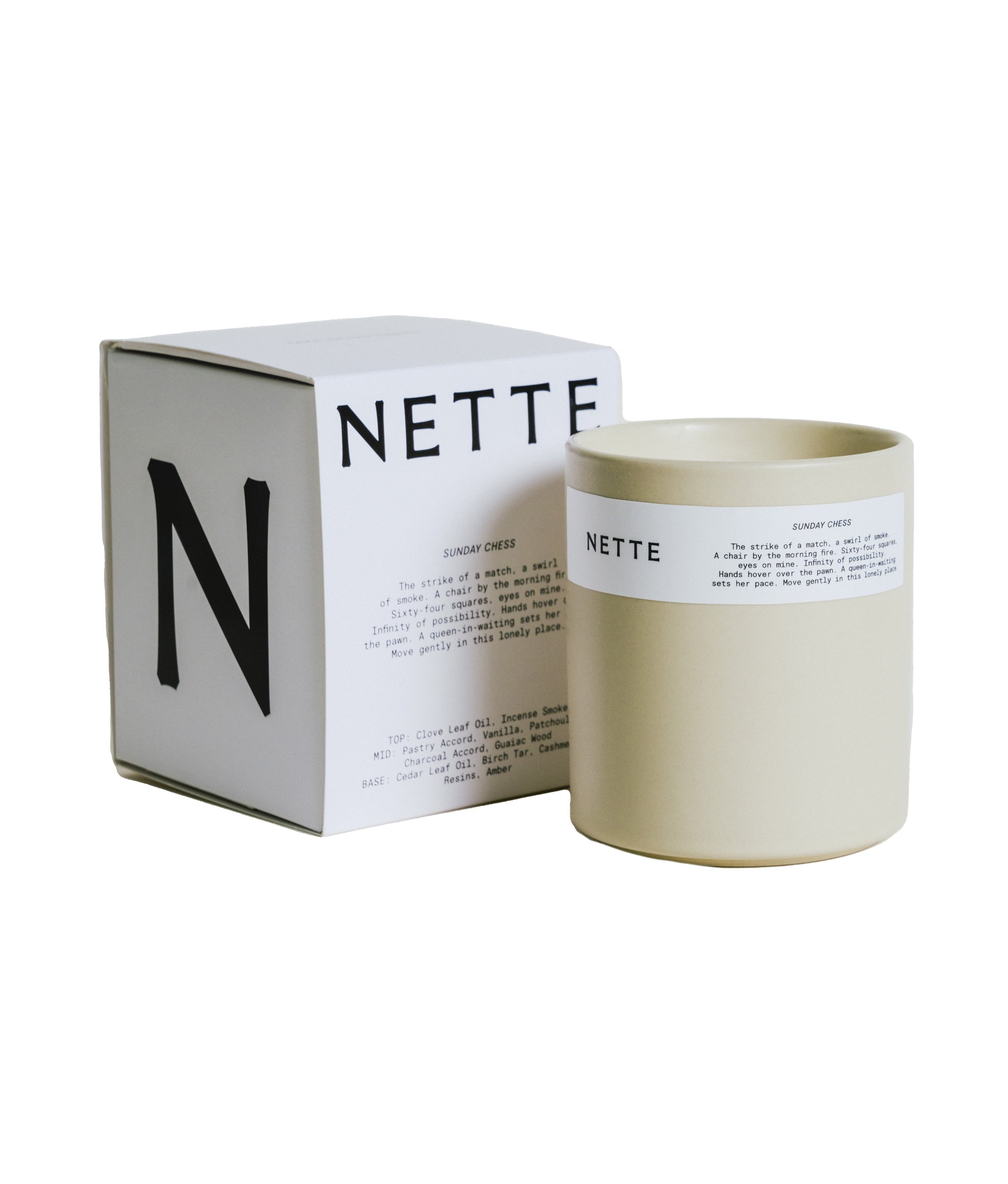 Nette Sunday Chess Candle