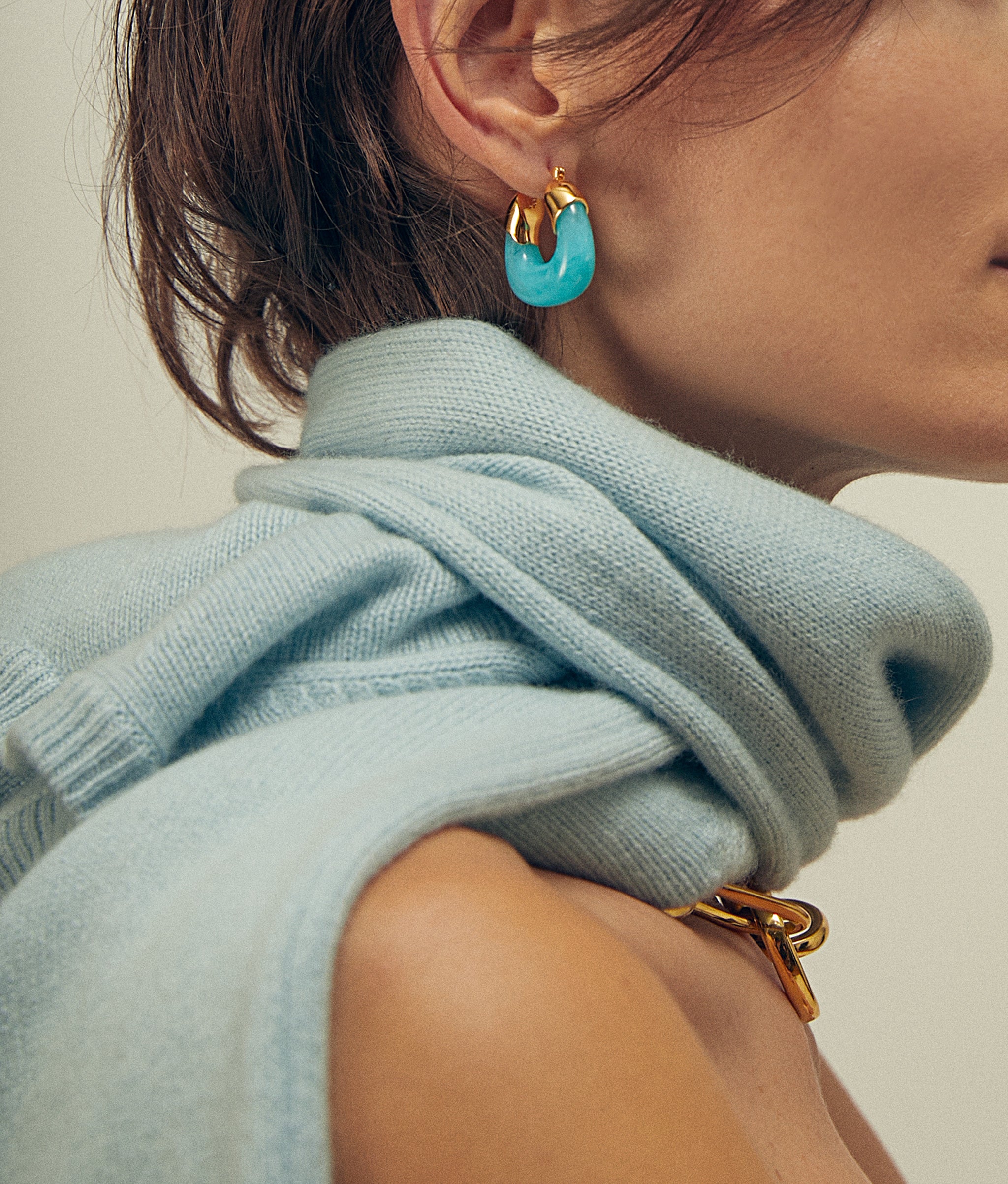 Mini Organic Hoops in Pool