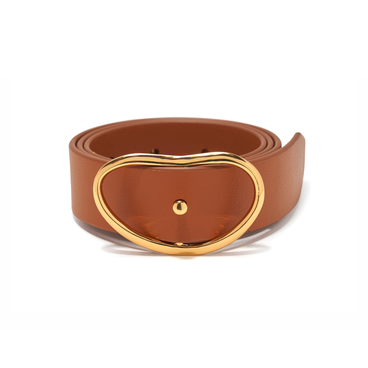 Wide Georgia Belt in Tan Lizzie Fortunato