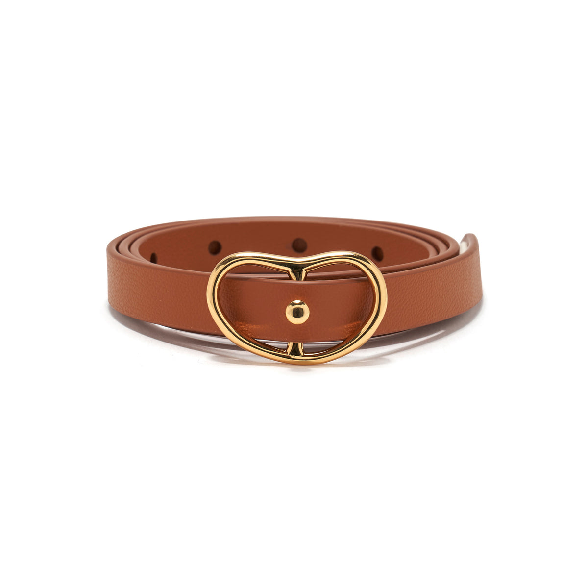 NEW LIZZIE FORTUNATO skinny georgia belt in tan Lizzie Fortunato Women main image 4