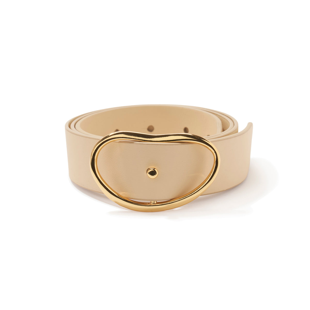 NEW LIZZIE FORTUNATO skinny georgia belt in butter Slim Belt Tan Thin Belt Lizzie Fortunato Skinny Georgia Belt  main image 2