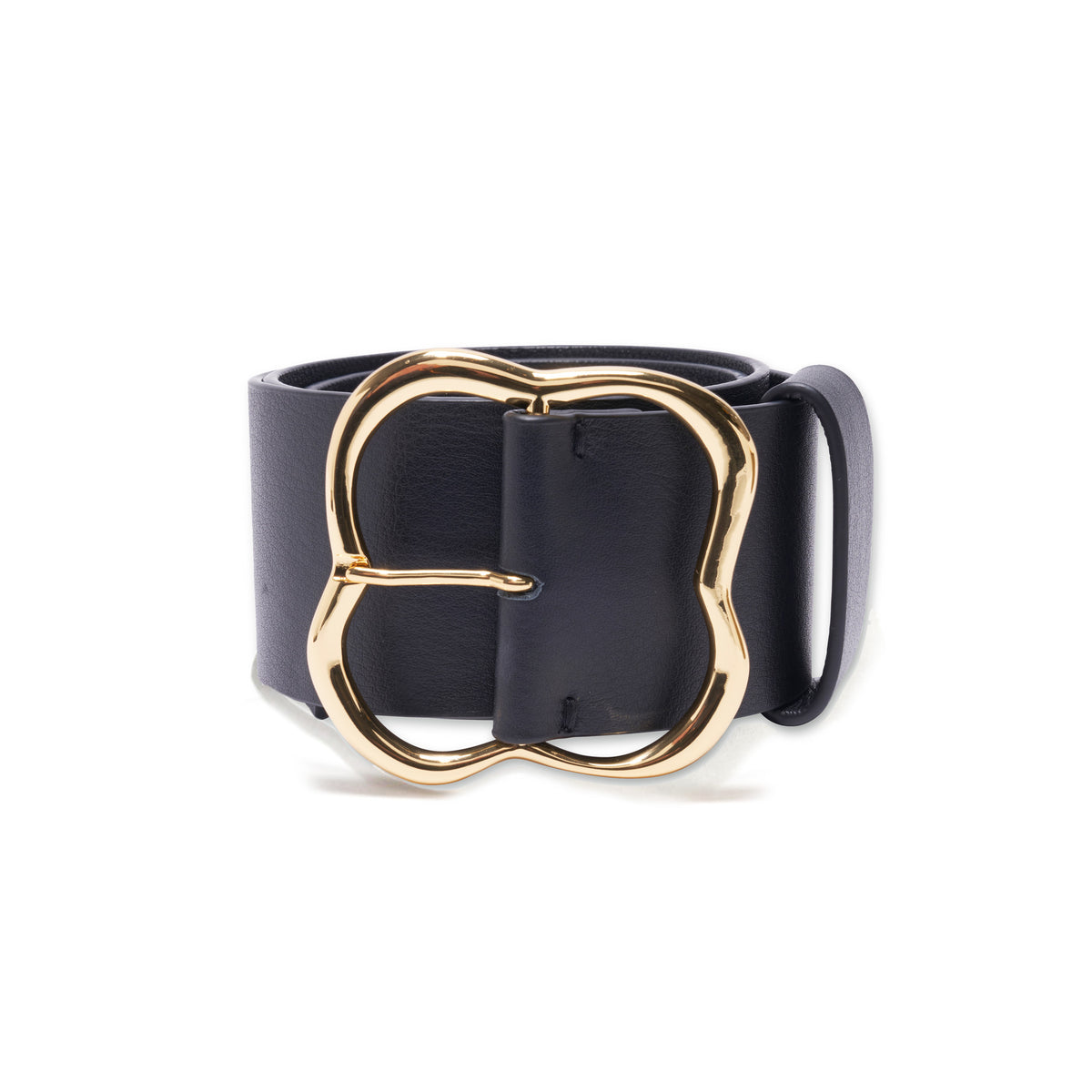 ◼️〰️LIZZIE FORTUNATO Louise Belt in BLACK with CLEAR Buckle Shyanne Women main image 2