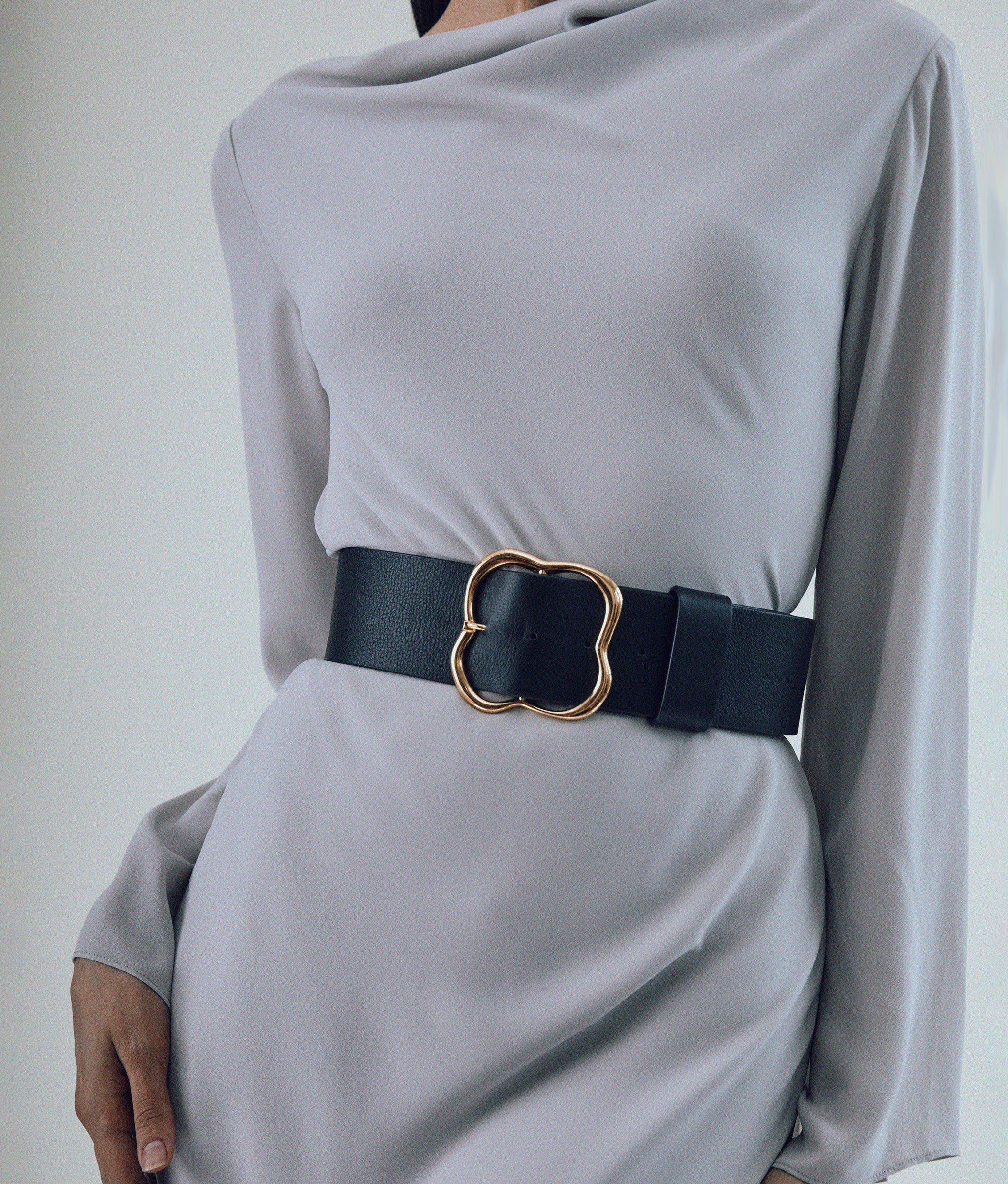 Florence Belt in Black/Gold