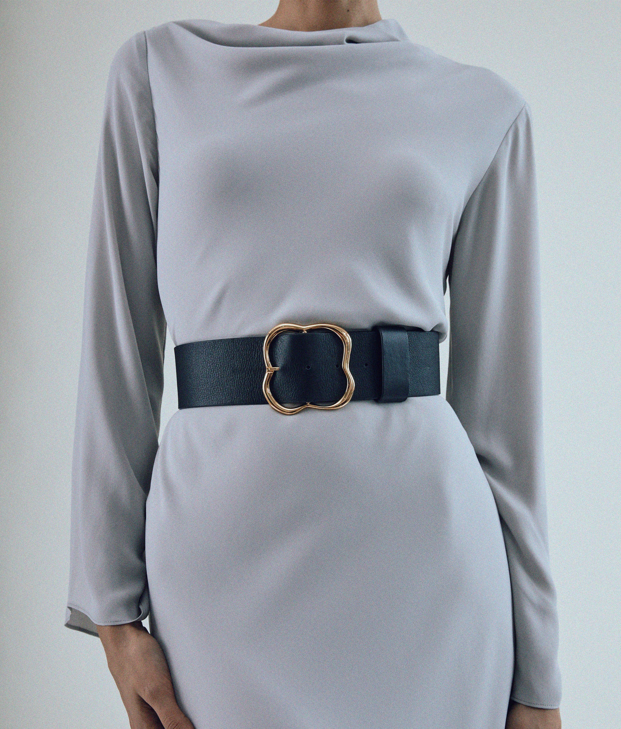 Florence Belt in Black/Gold