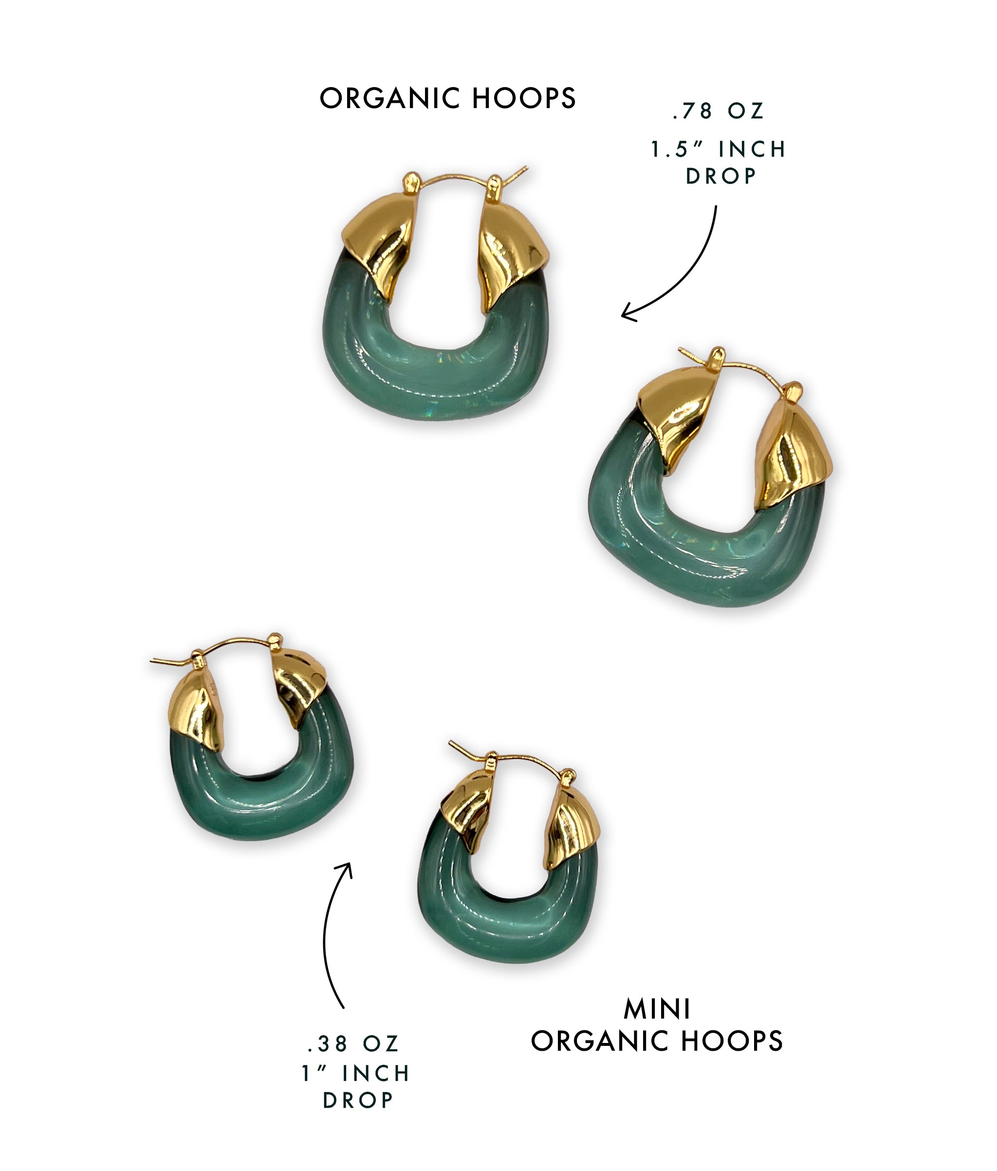 Mini Organic Hoops in Honey