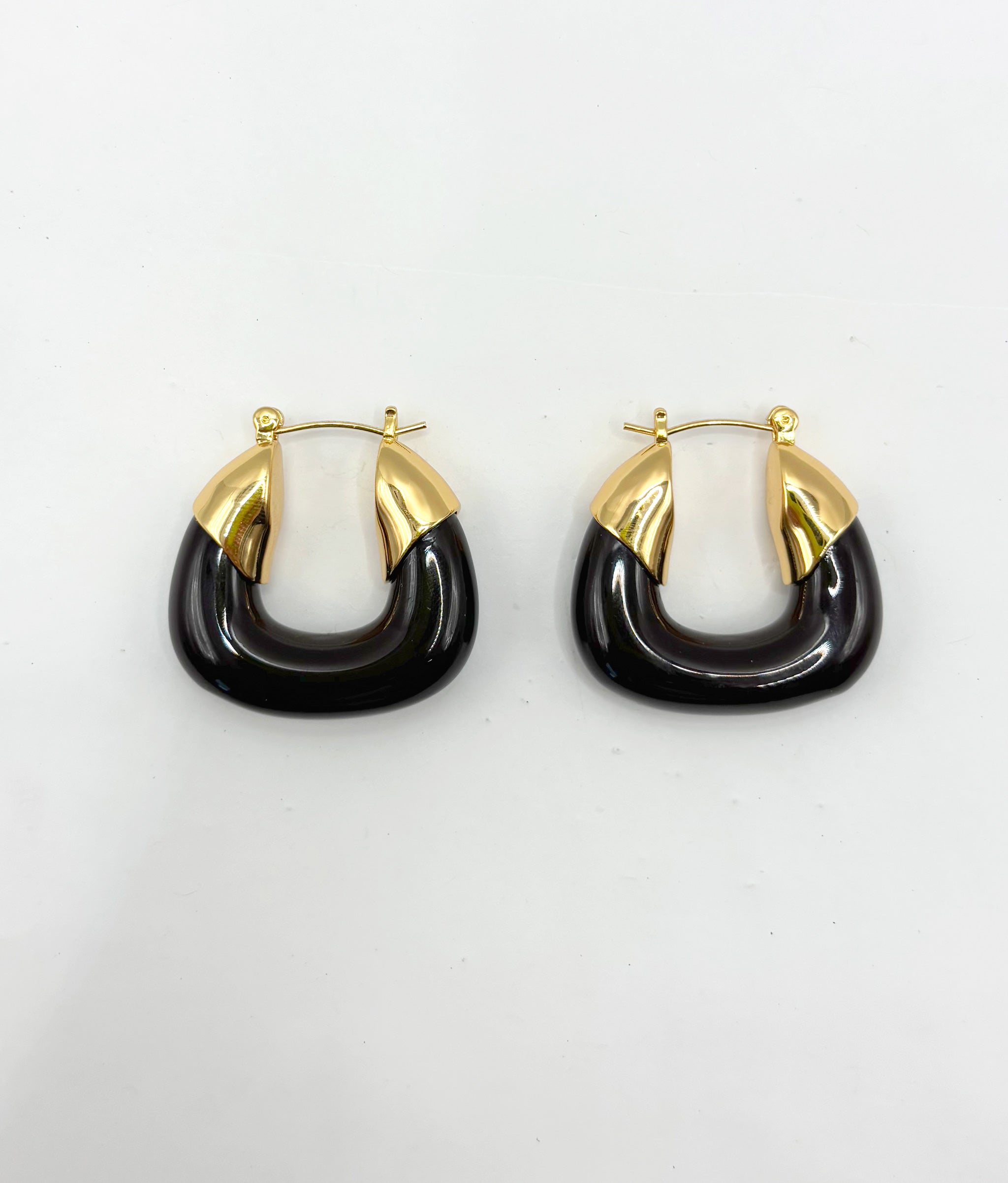 Organic Hoops in Espresso