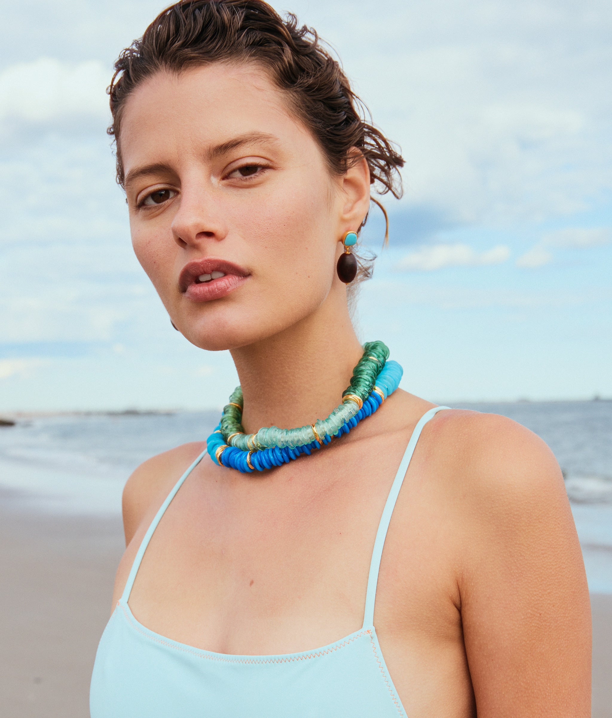 Lita Necklace in Azzura