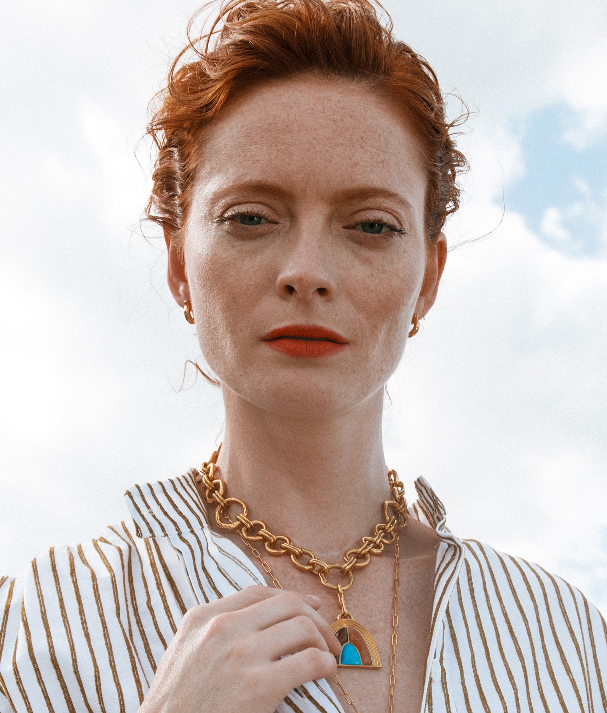 Pot Of Gold Necklace In Seaside