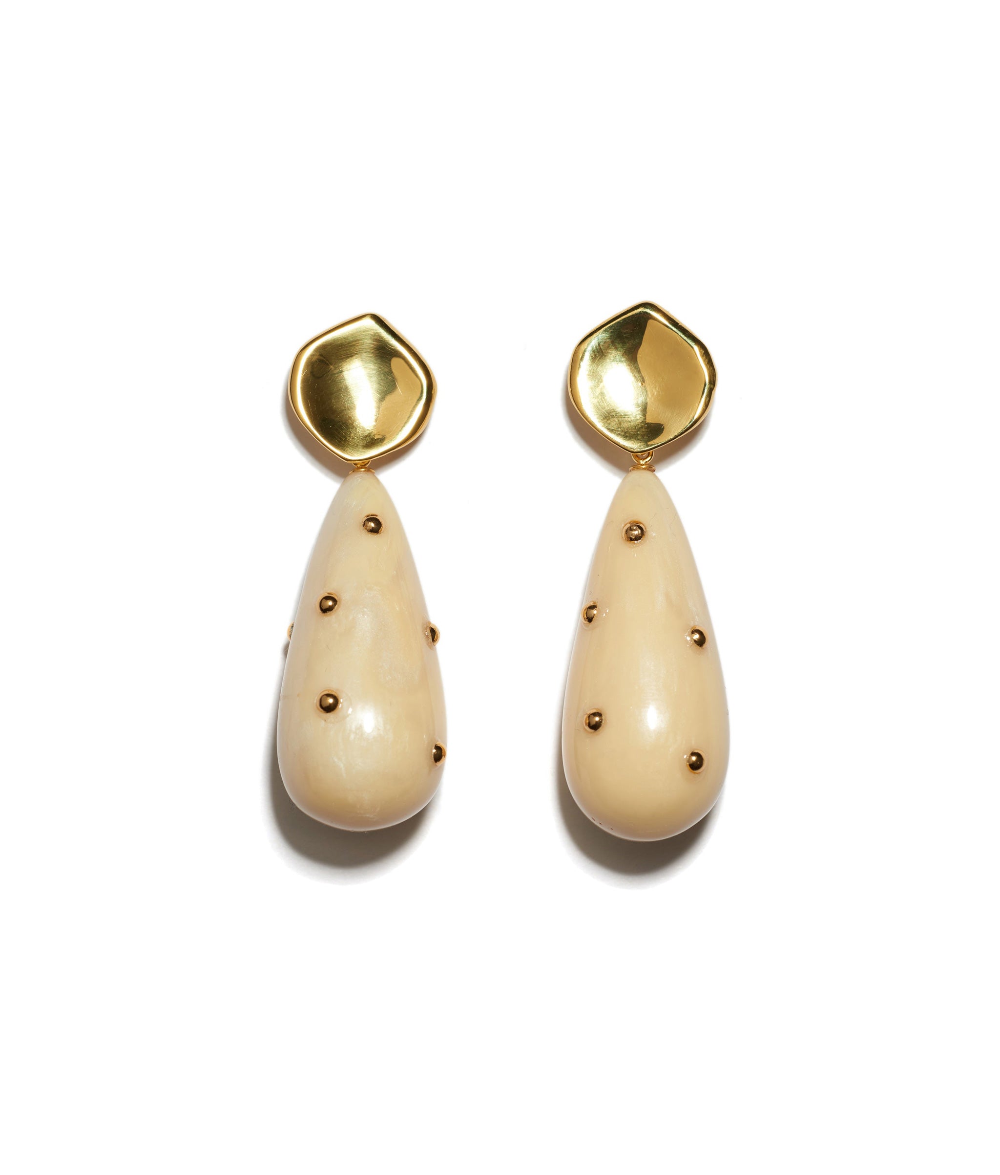 Prism Earrings In Cream