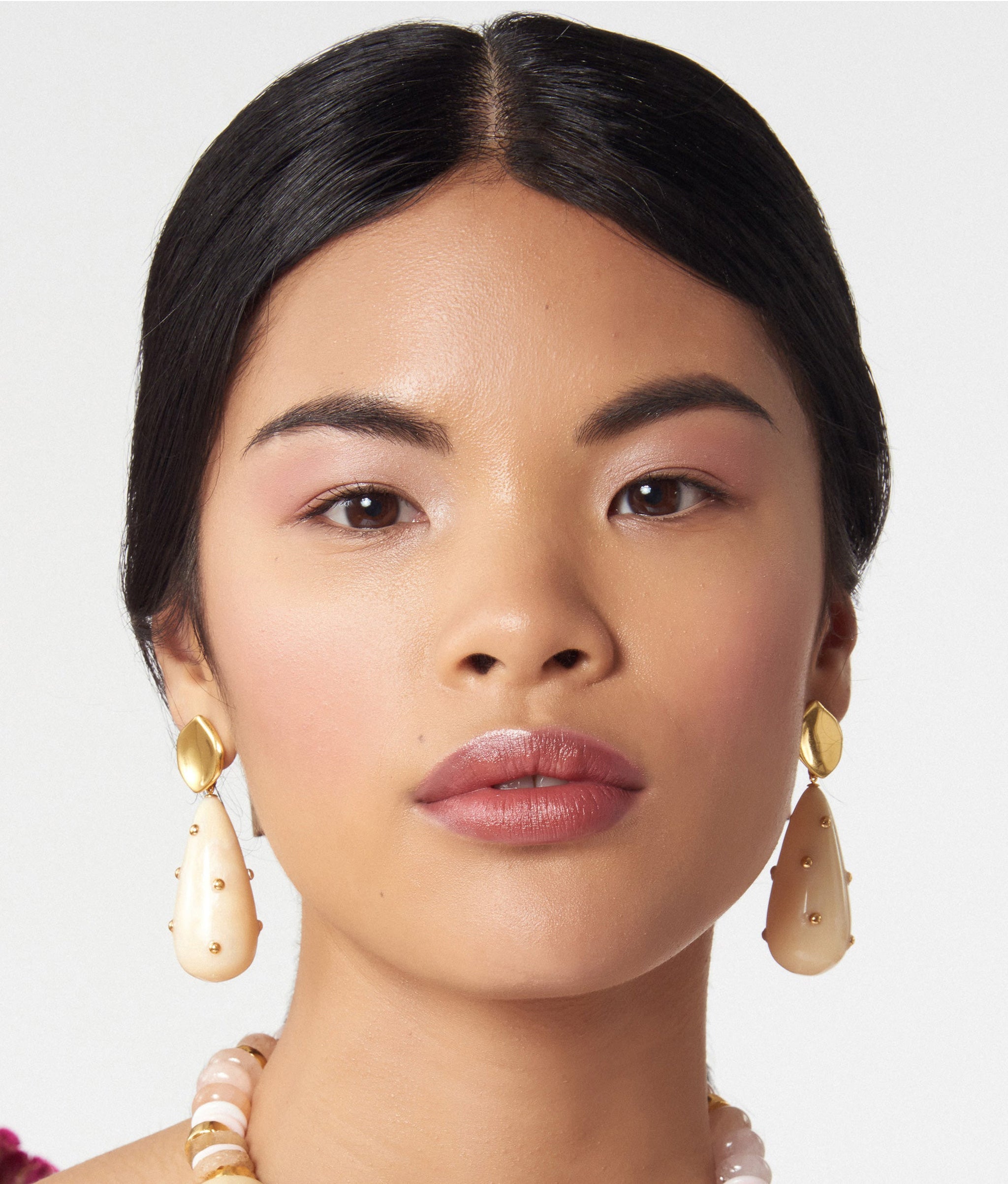 Prism Earrings In Cream