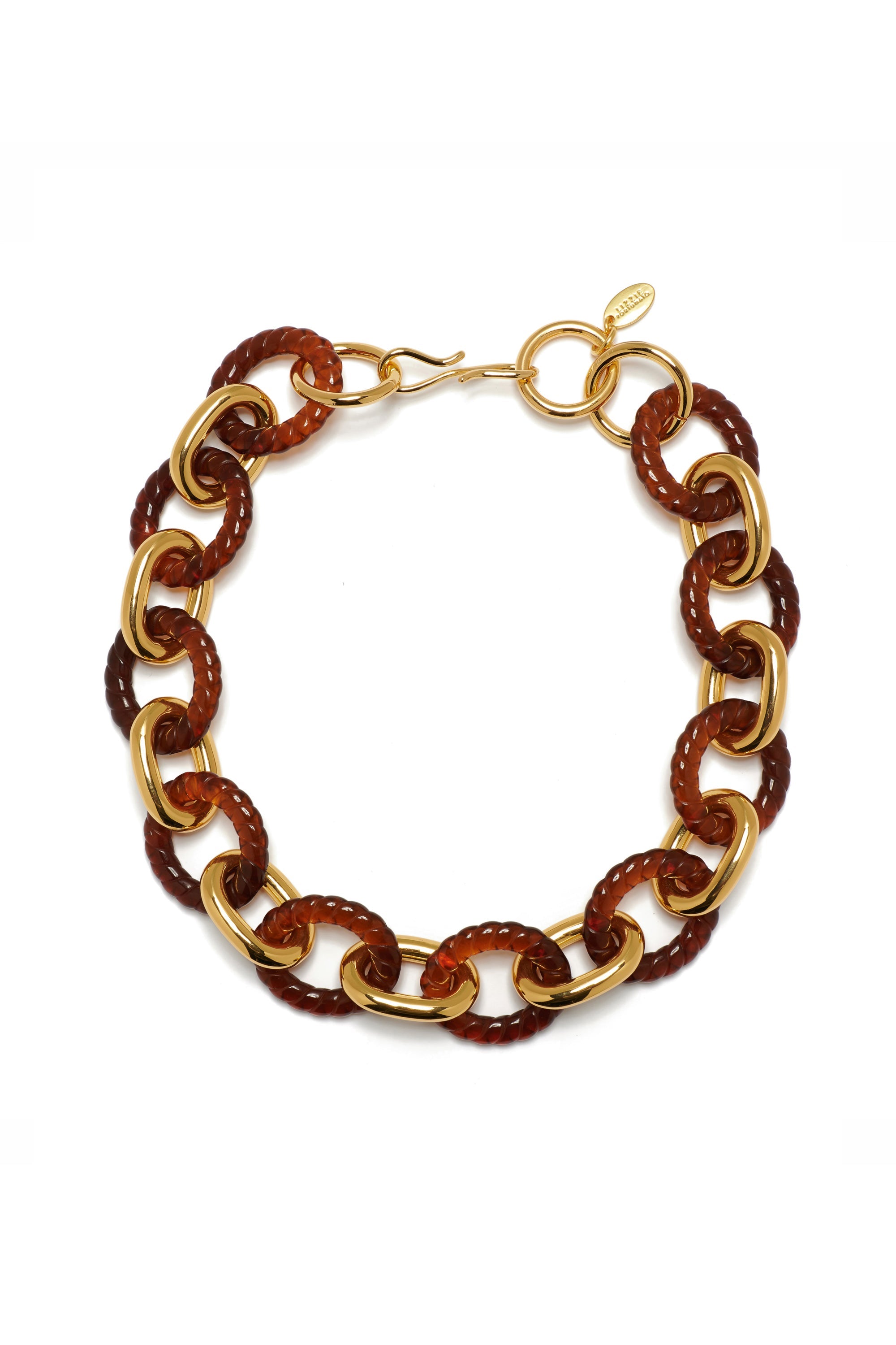 Mirrored Sea Necklace In Tortoise