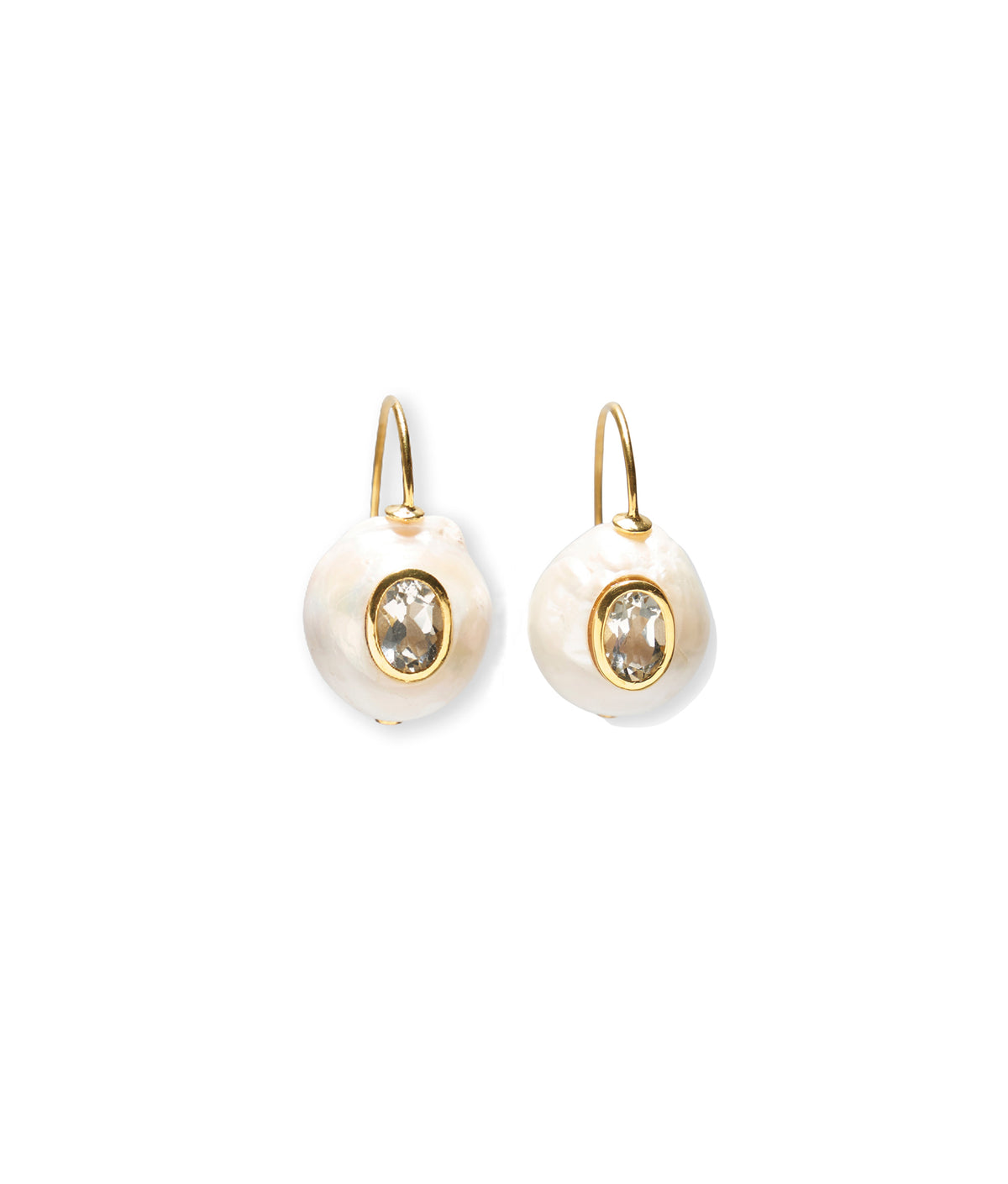 PEARL PABLO EARRINGS- CITRINE main image 1