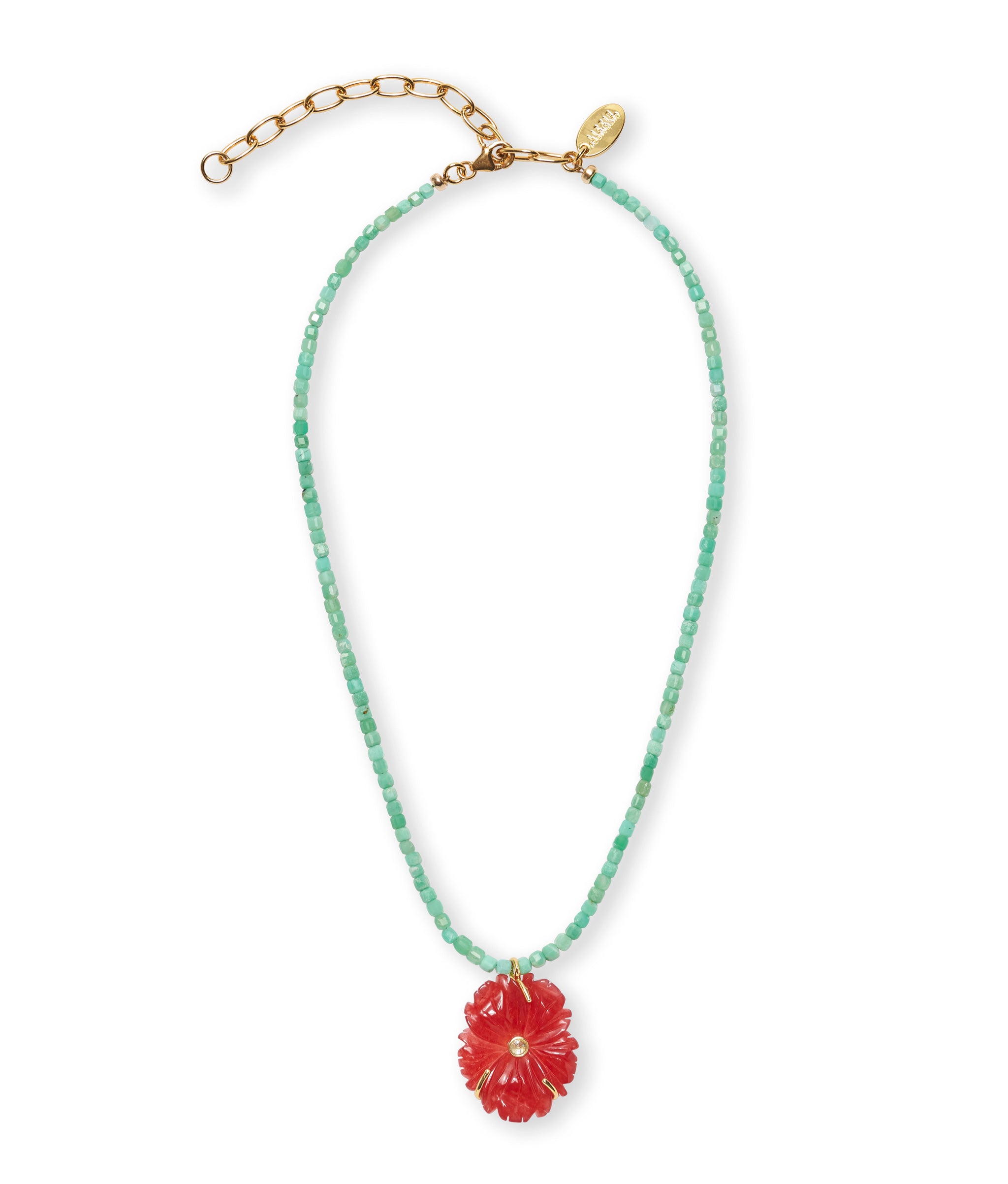 New Bloom Necklace in Poinsettia