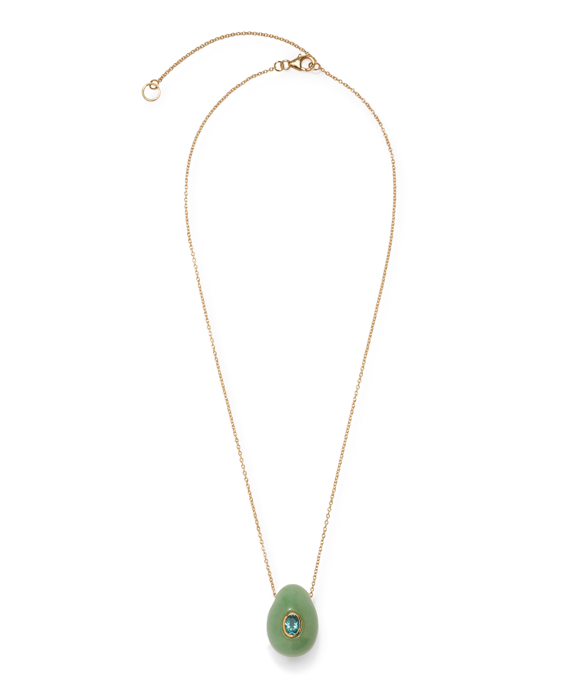 Constance Necklace in Green Aventurine