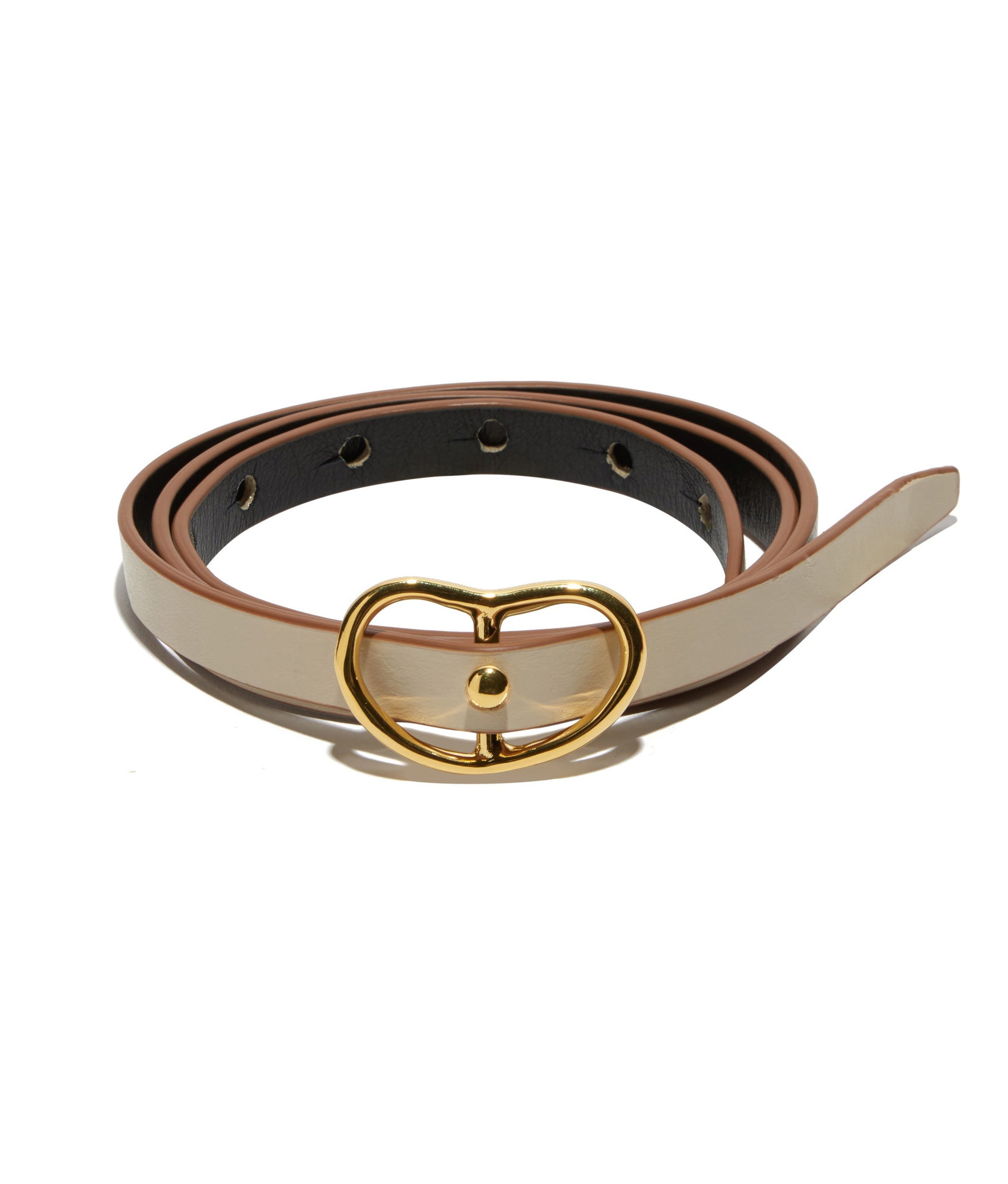 Reversible Skinny Georgia Belt In Milano