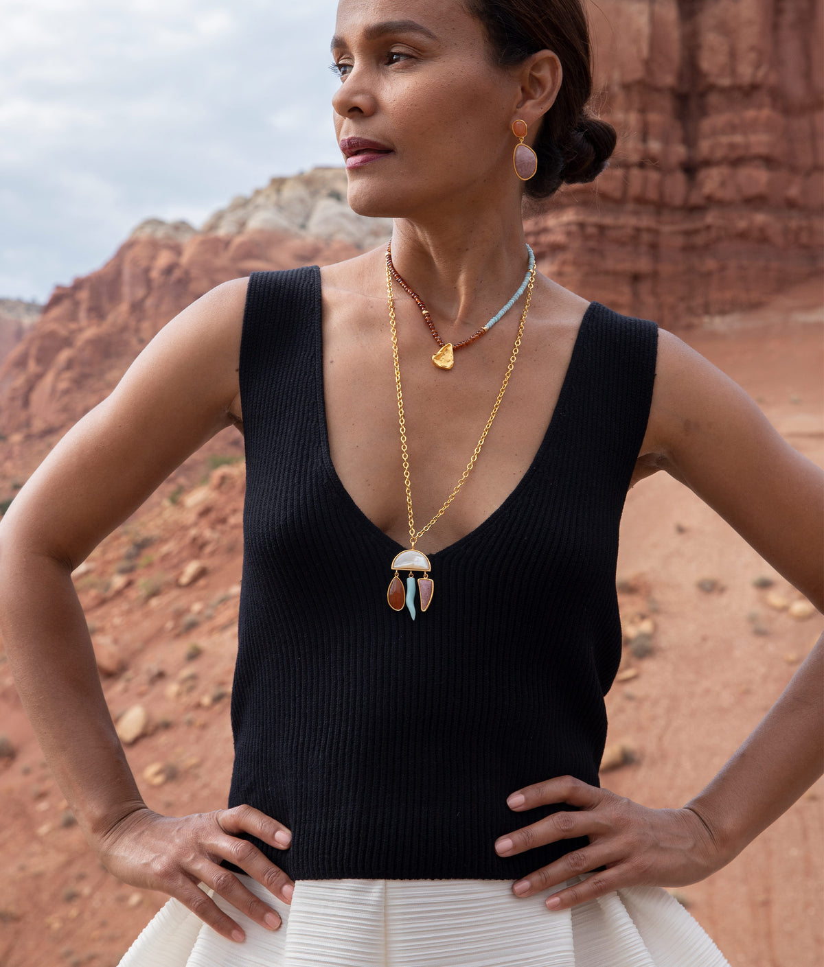 Pyramid Peak Necklace