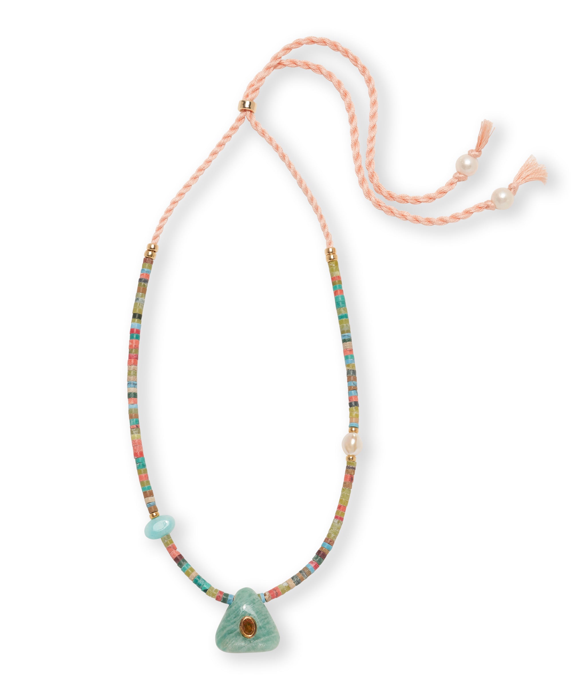 Boca Chica Necklace in Peach