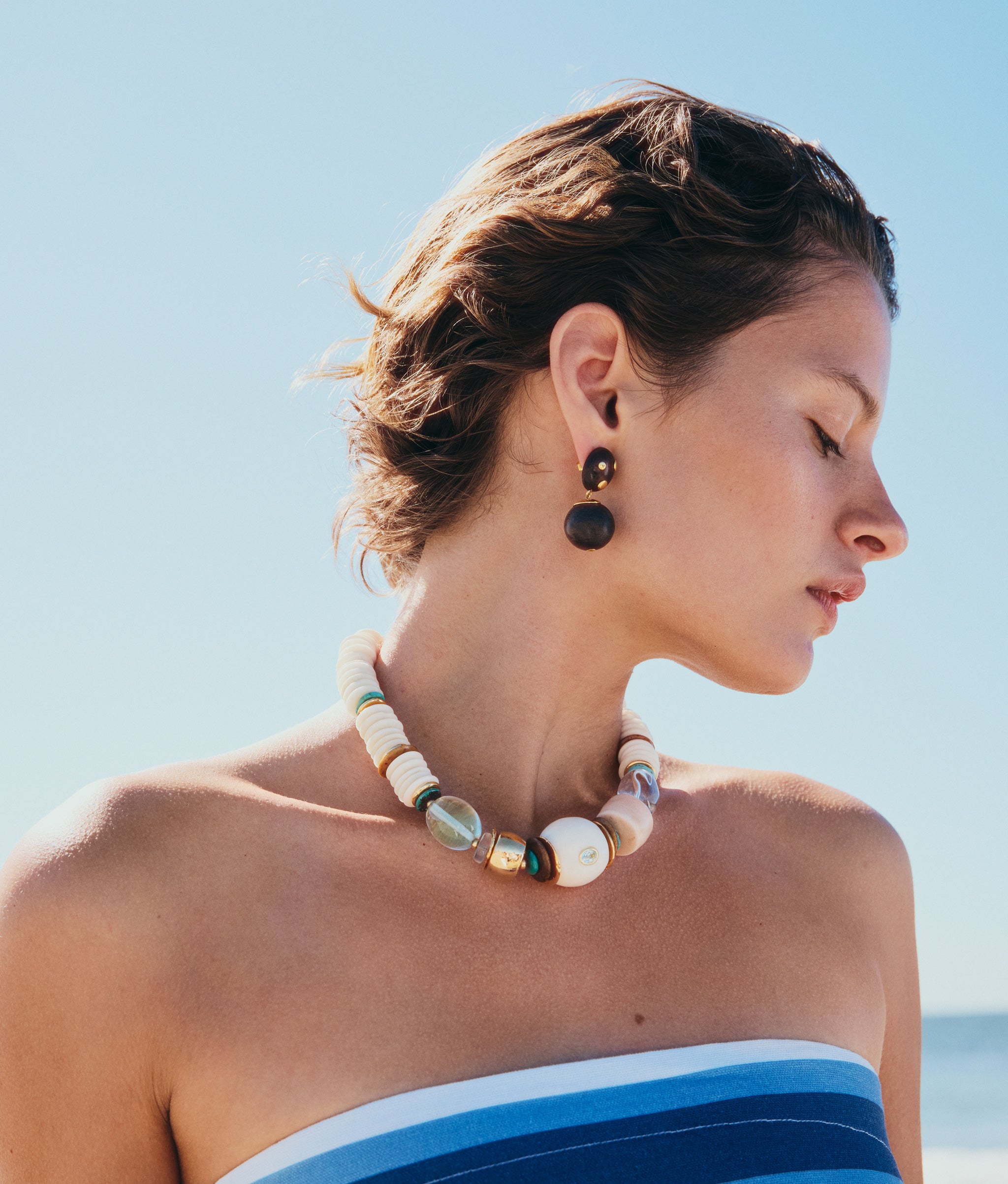 Nopales Earrings in Acacia