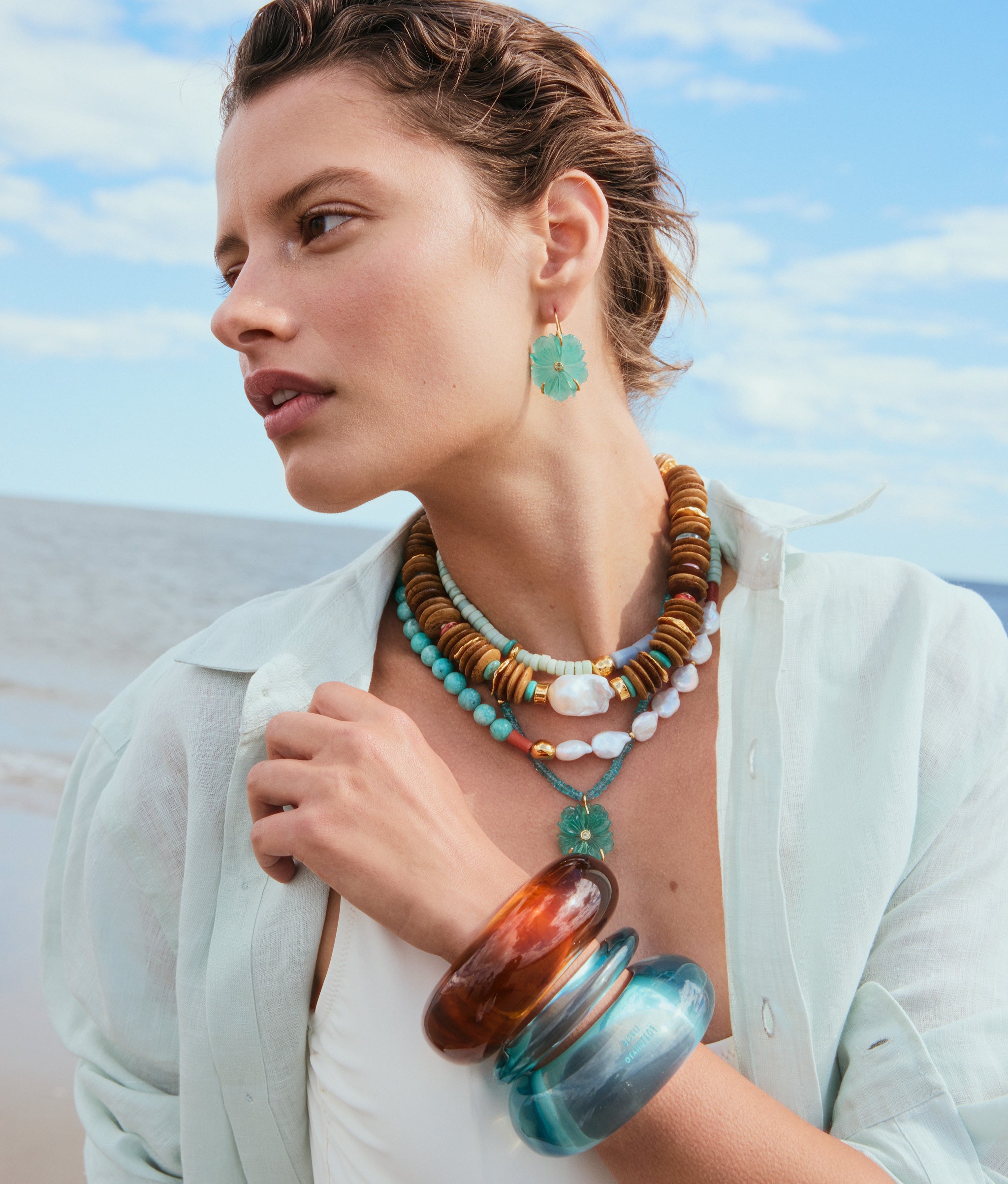New Bloom Earrings in Capri