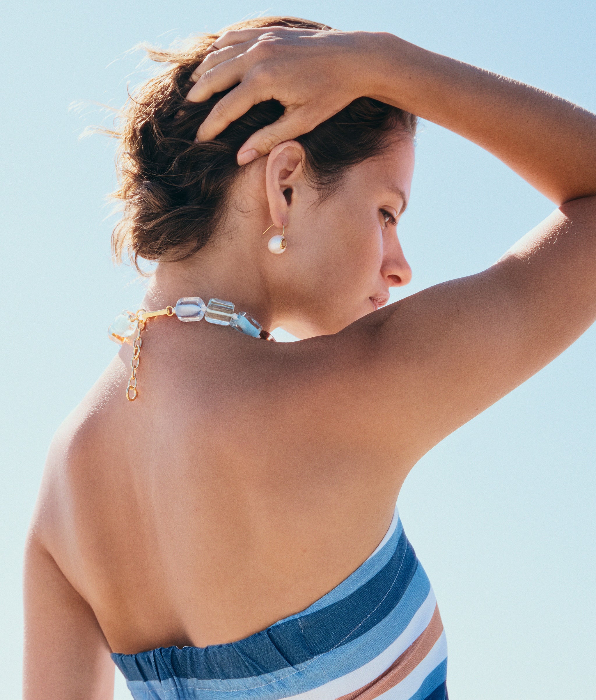 Pearl Pablo Earrings in Citrine | Lizzie Fortunato