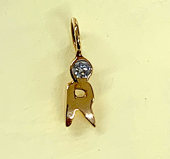 Alphabet Soup "R" Charm