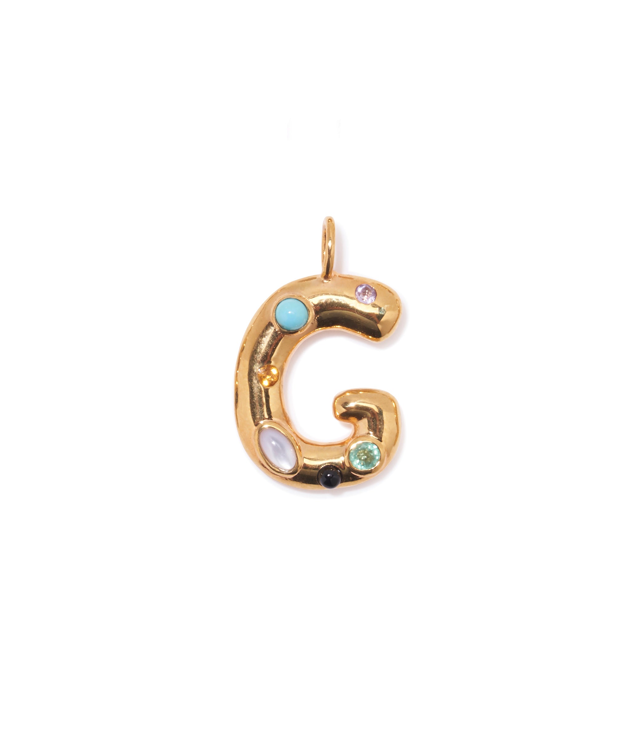 Confetti Letter "G” Charm