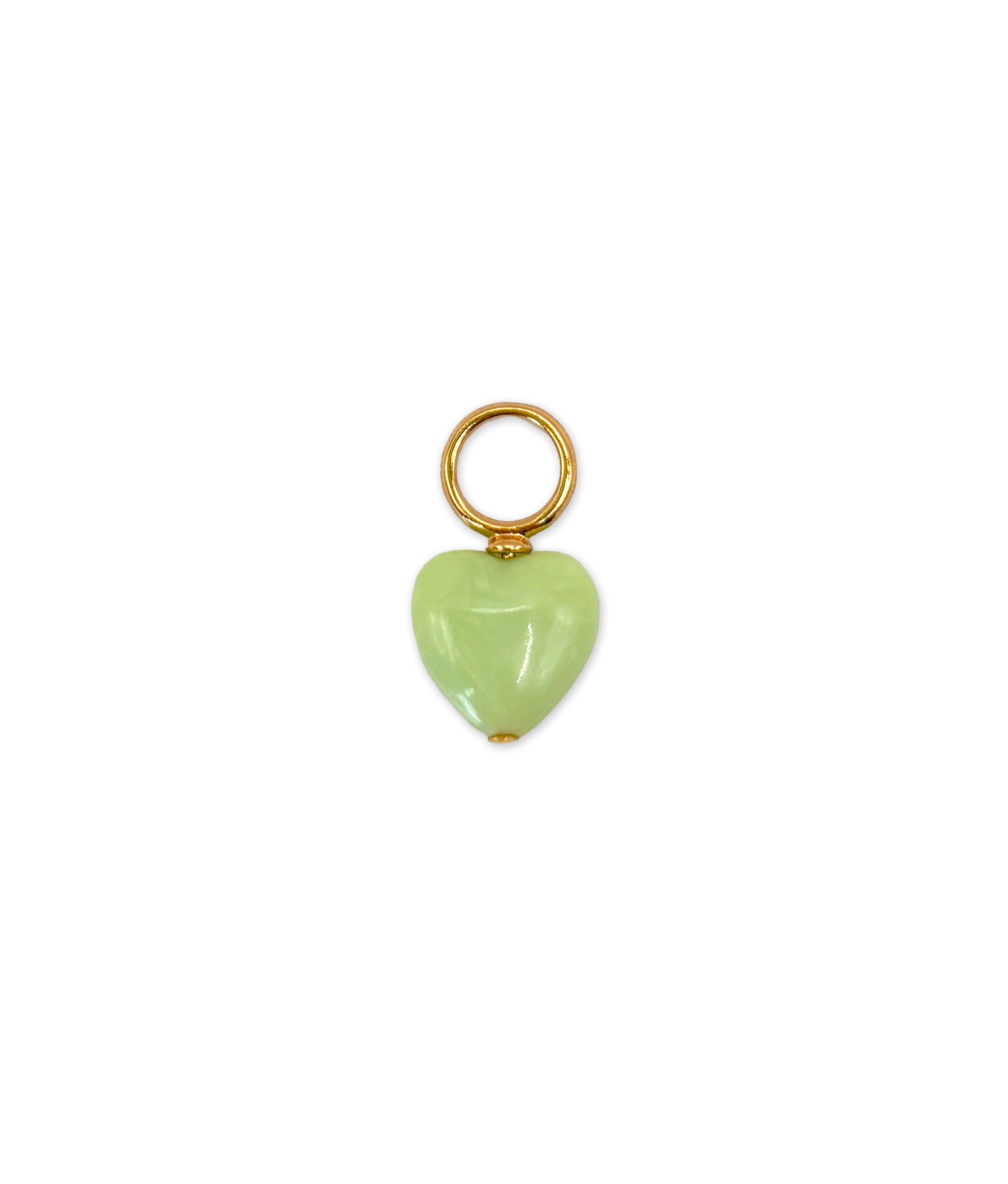 Mint Heart Earring Charm