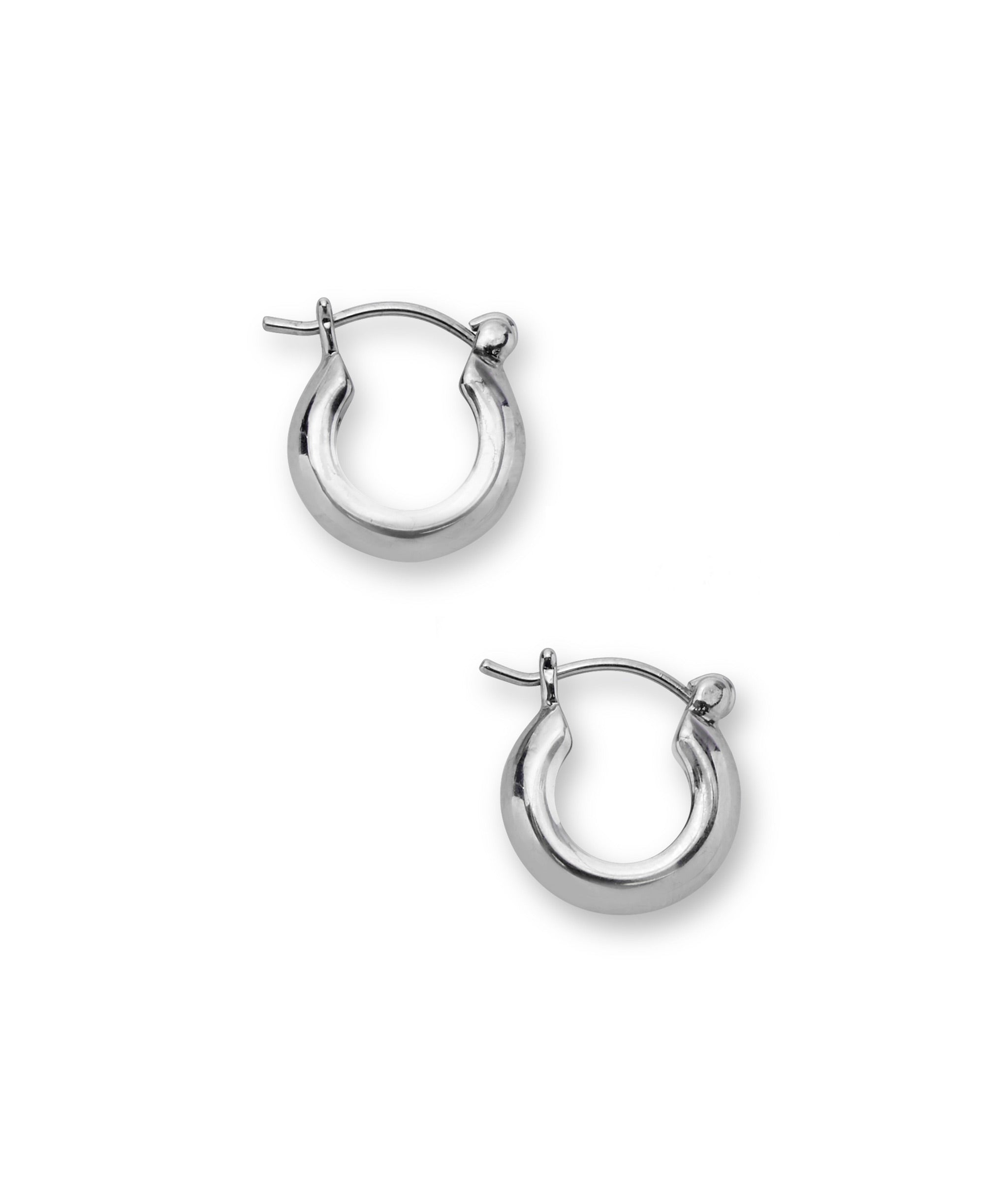 Small Silver Mood Hoops