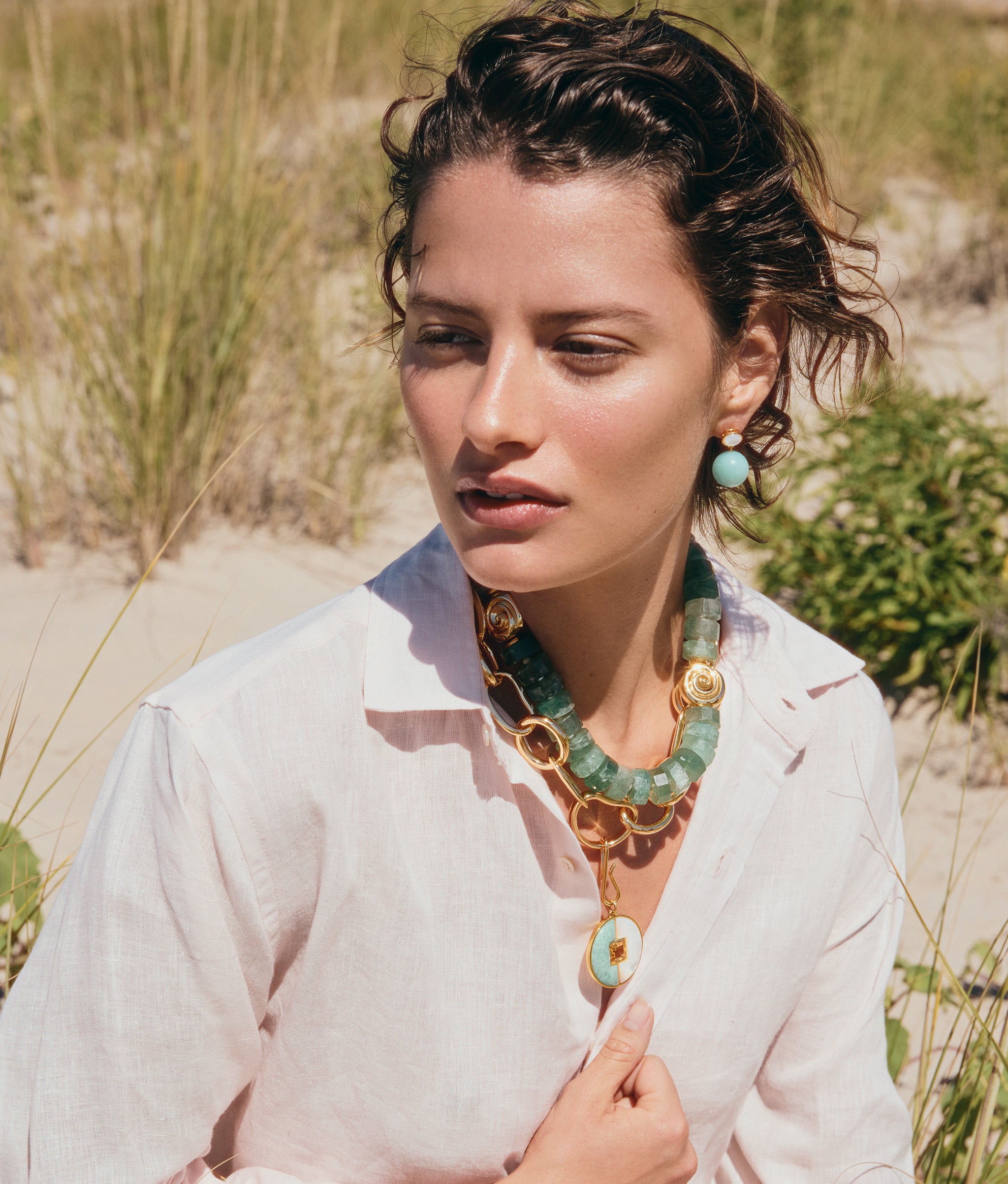Porto Pendant in New Wave | Lizzie Fortunato
