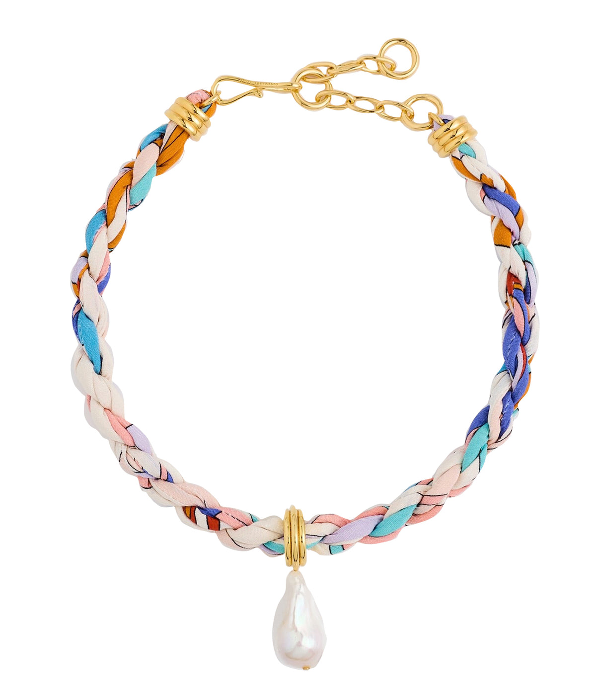Woven Collar in Pastel Pearl