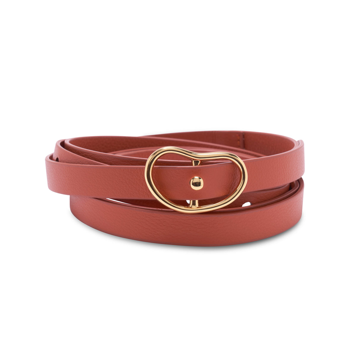 Double Wrap Georgia Belt In Papaya Lizzie Fortunato